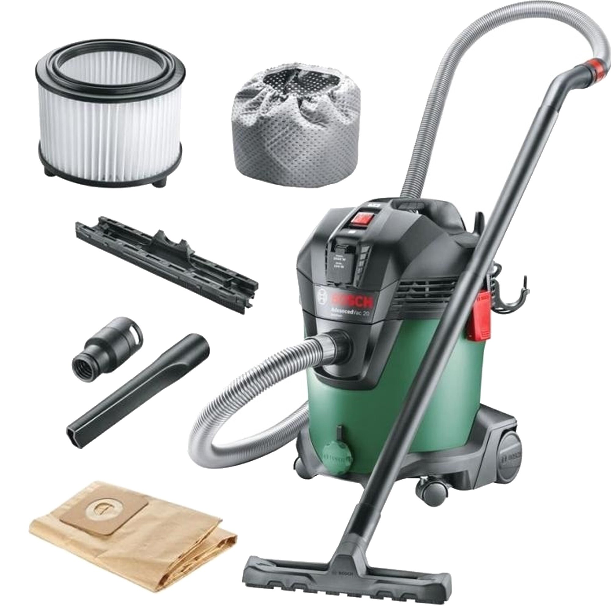 Bosch Advancedvac 18 5 Textilfilter Für Bosch AdvancedVac 20 & UniversalVac 15 – Staubsaugerbeutel, Für Nass-/Trockensauger, Markenqualität Vacuum Beutel