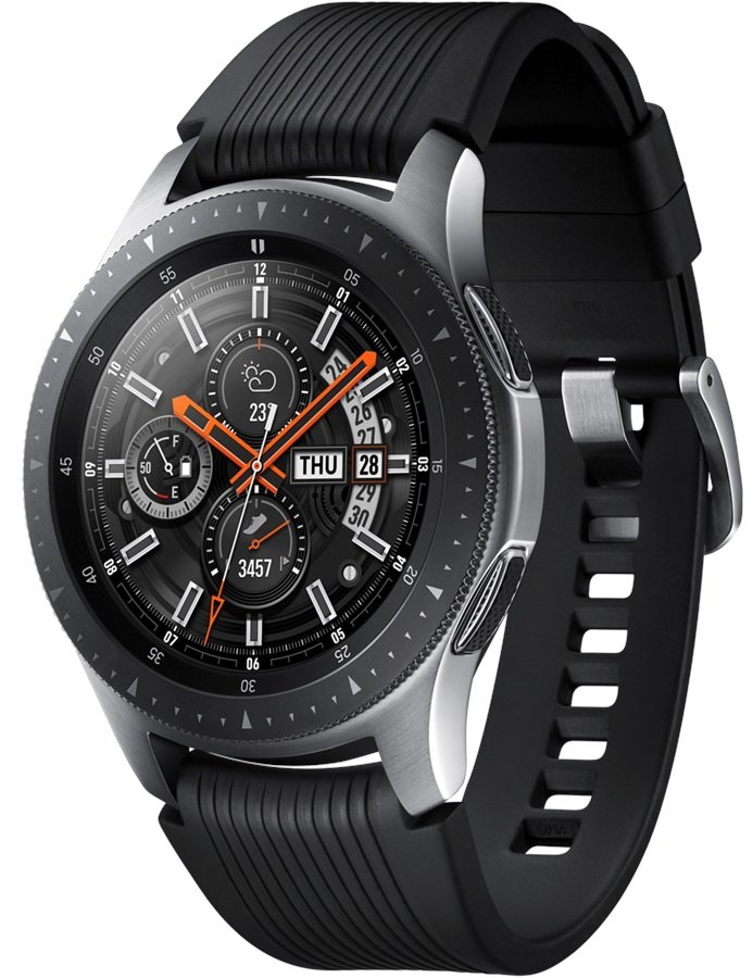SAMSUNG Galaxy Watch 46mm Srebrny Smartwatch - ceny i