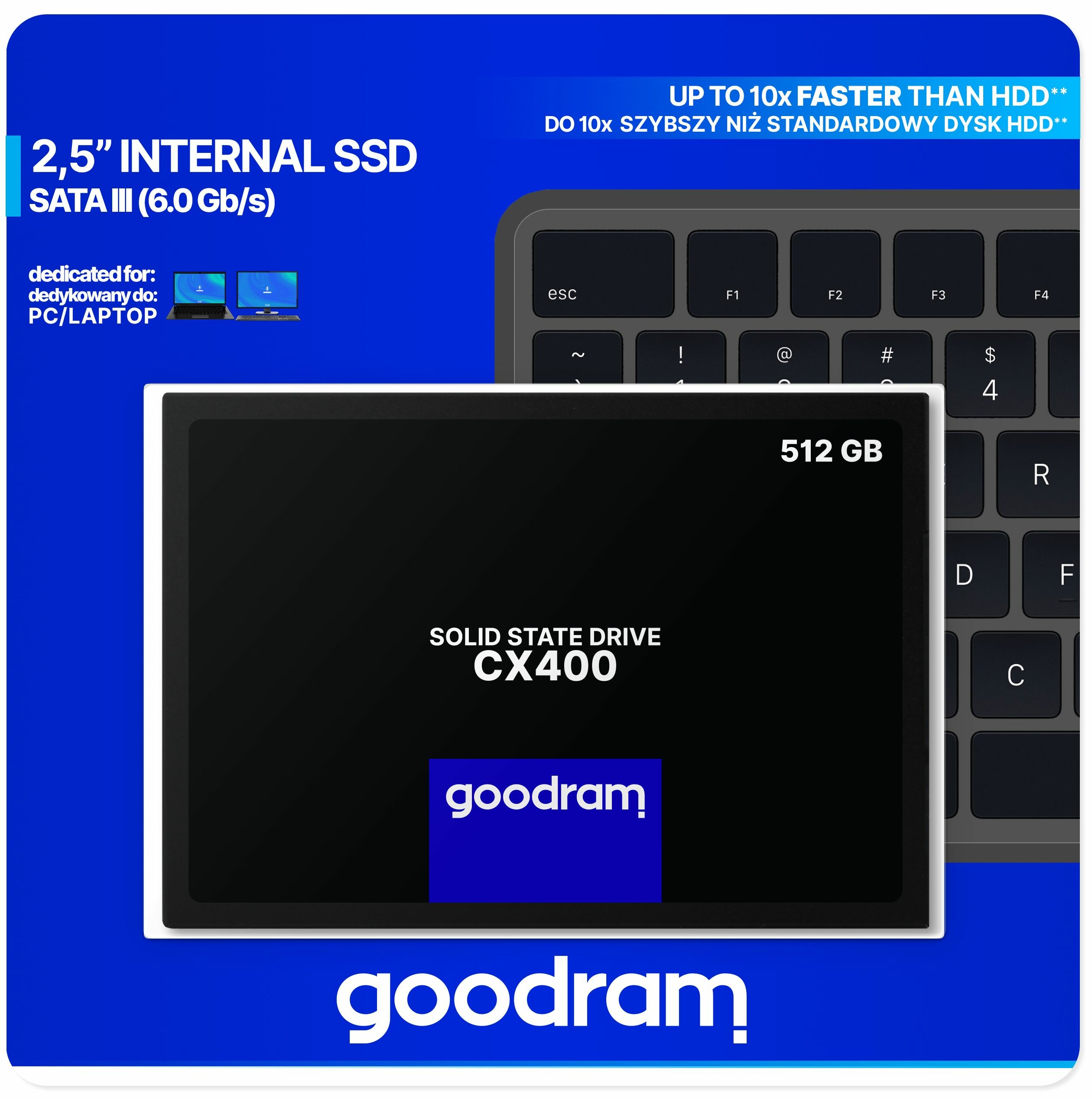 GOODRAM CX400 512GB - niskie ceny i w Media Expert