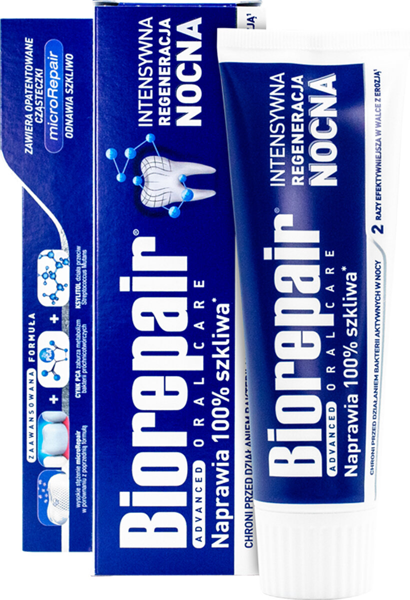 BIOREPAIR Night 75 ml Pasta do zębów niskie ceny i opinie w Media Expert