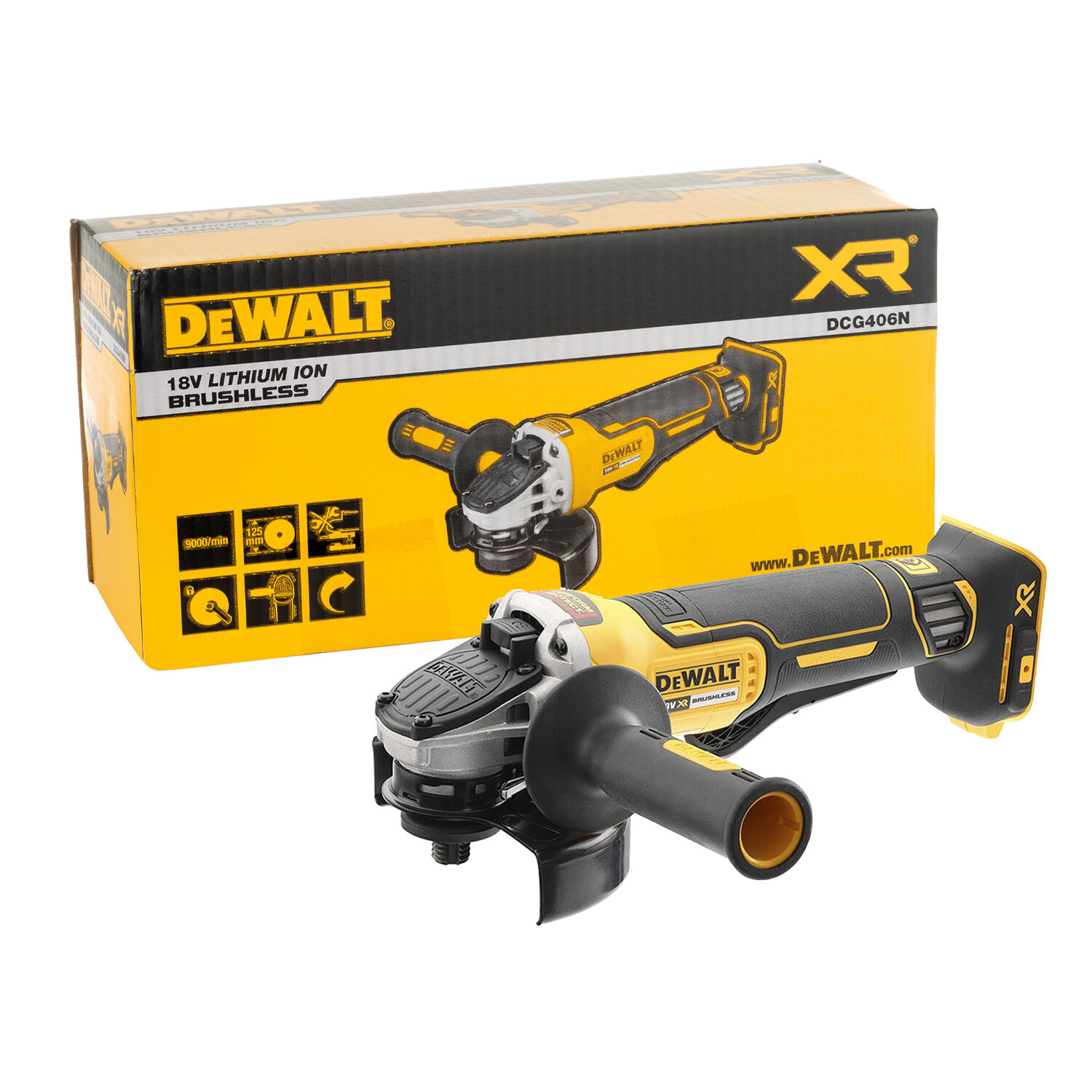 DEWALT DCG406N-XJ Szlifierka kątowa - niskie ceny i opinie w Media Expert