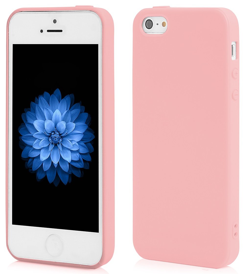 Leerling parfum kan zijn KLTRADE Back Case Pudding Slim do Apple iPhone 5/5s/SE Różowy Etui - niskie  ceny i opinie w Media Expert