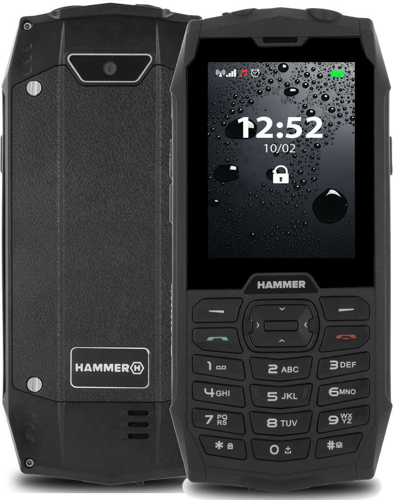 HAMMER 4 Czarny Telefon niskie ceny i opinie w Media Expert