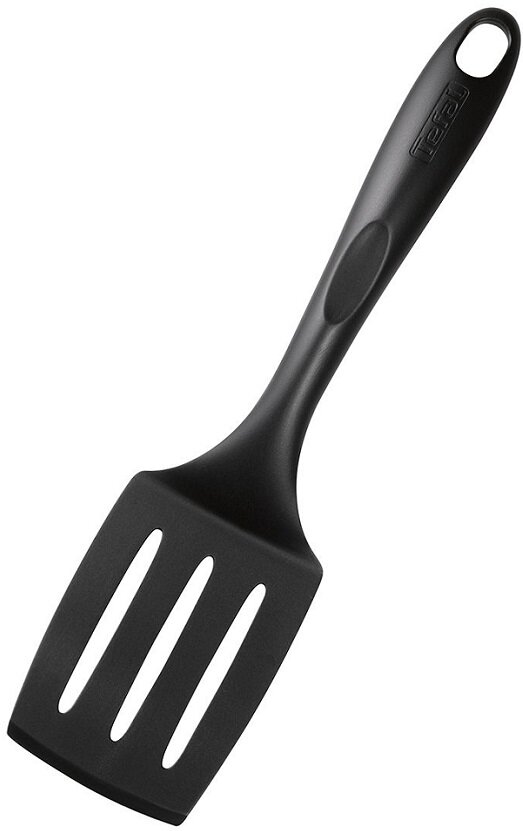 Spatule Tefal Bienvenue - Angle Droit - Pour Pots Et Pans - Résiste à 220°C - Noir