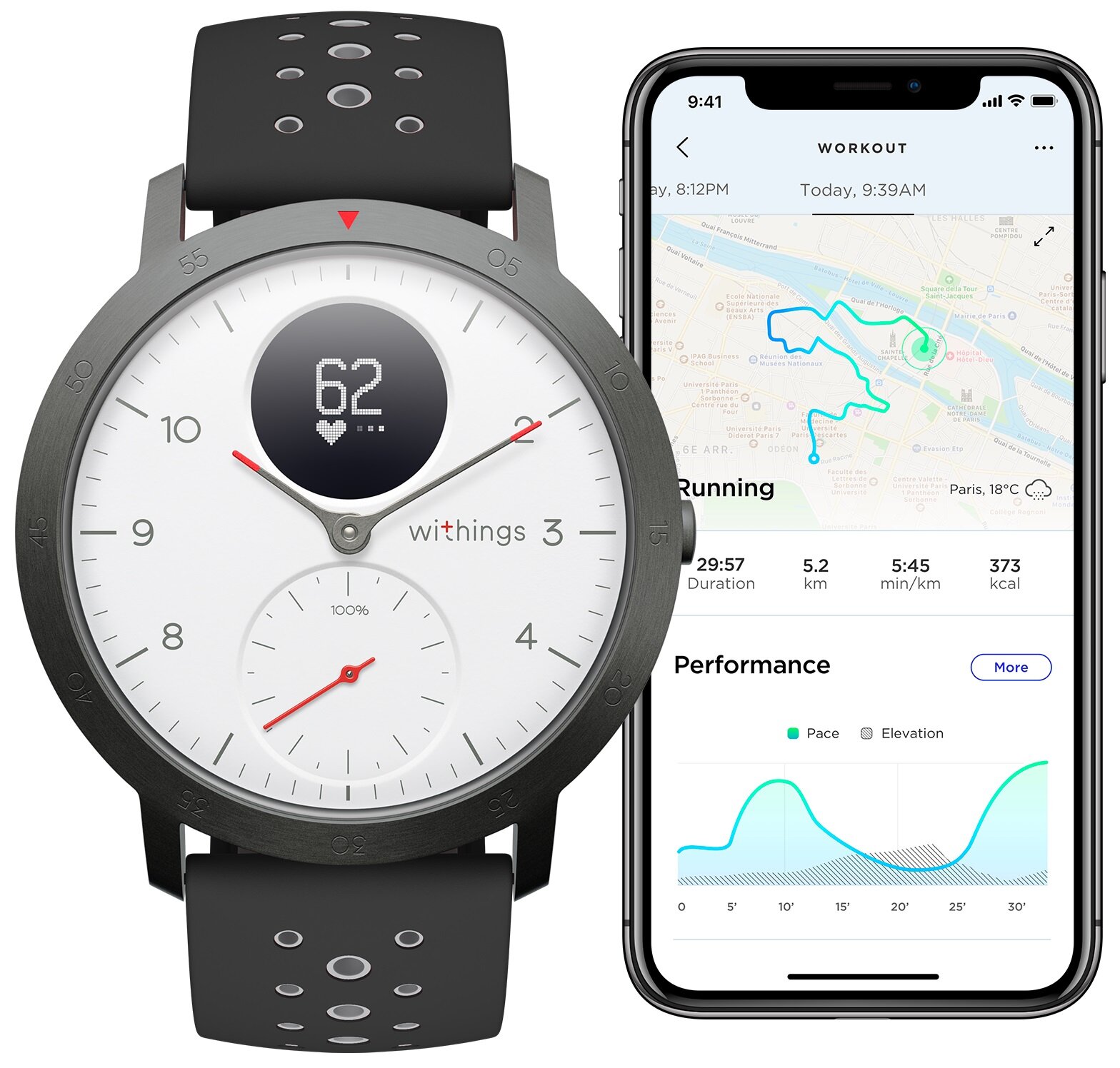 Withings activite online steel hr sport