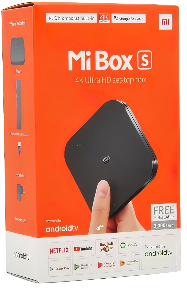 Odtwarzacz multimedialny 4K XIAOMI MI Box S Smart TV Czarny