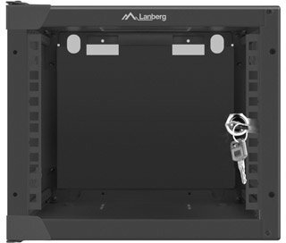Lanberg WF01-6606-00S rack 6U Wandrek Grijs