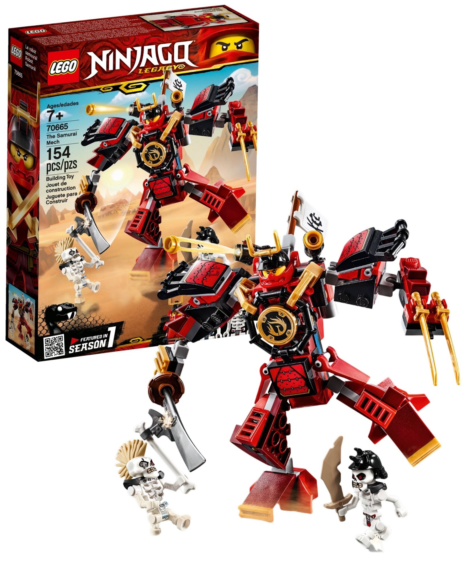 LEGO Ninjago Mech-samuraj 70665 - niskie ceny i opinie w Media Expert