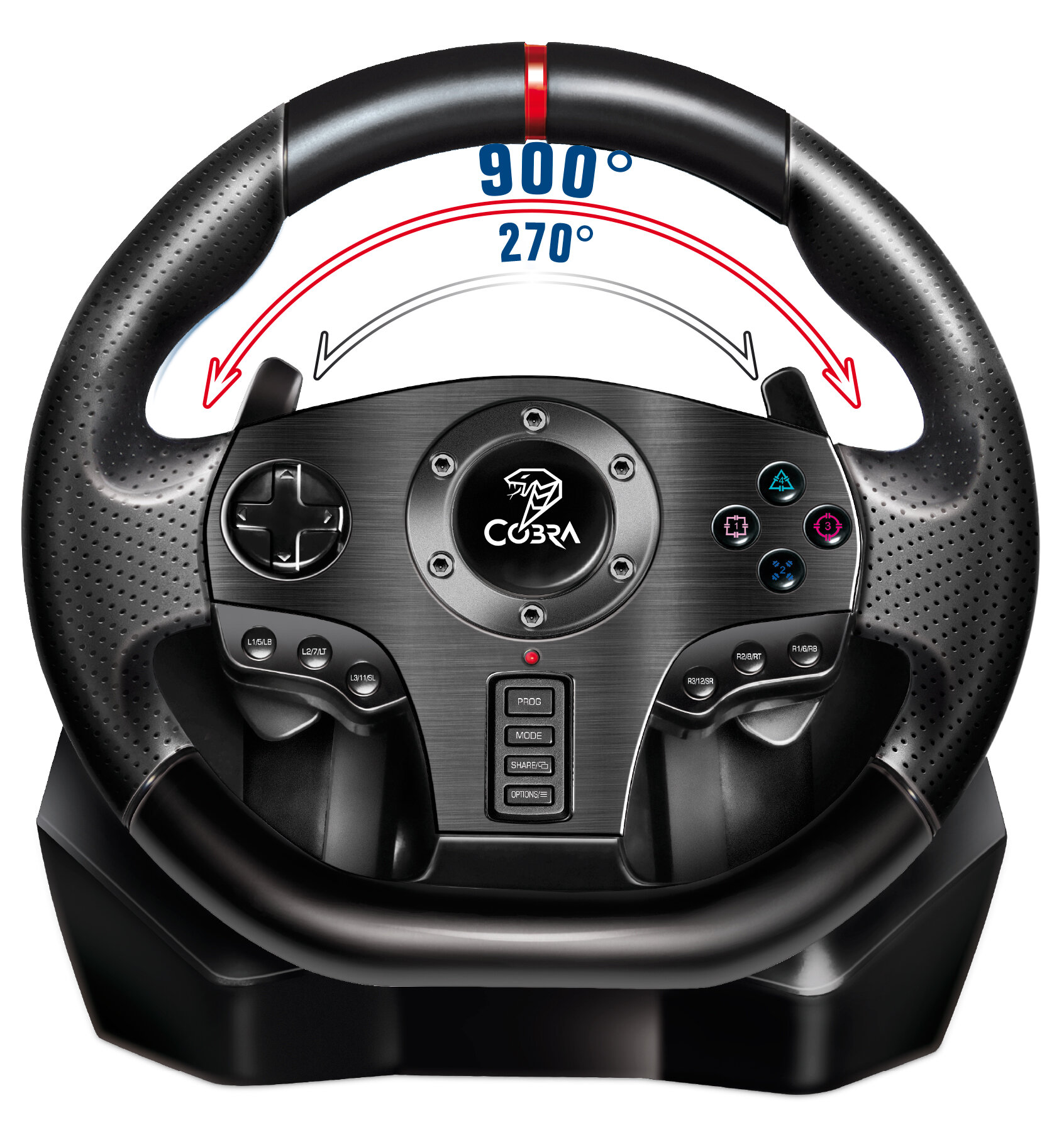COBRA GT900 (PC/PS3/PS4/XBOX ONE/SWITCH) Kierownica - niskie ceny i opinie Media Expert