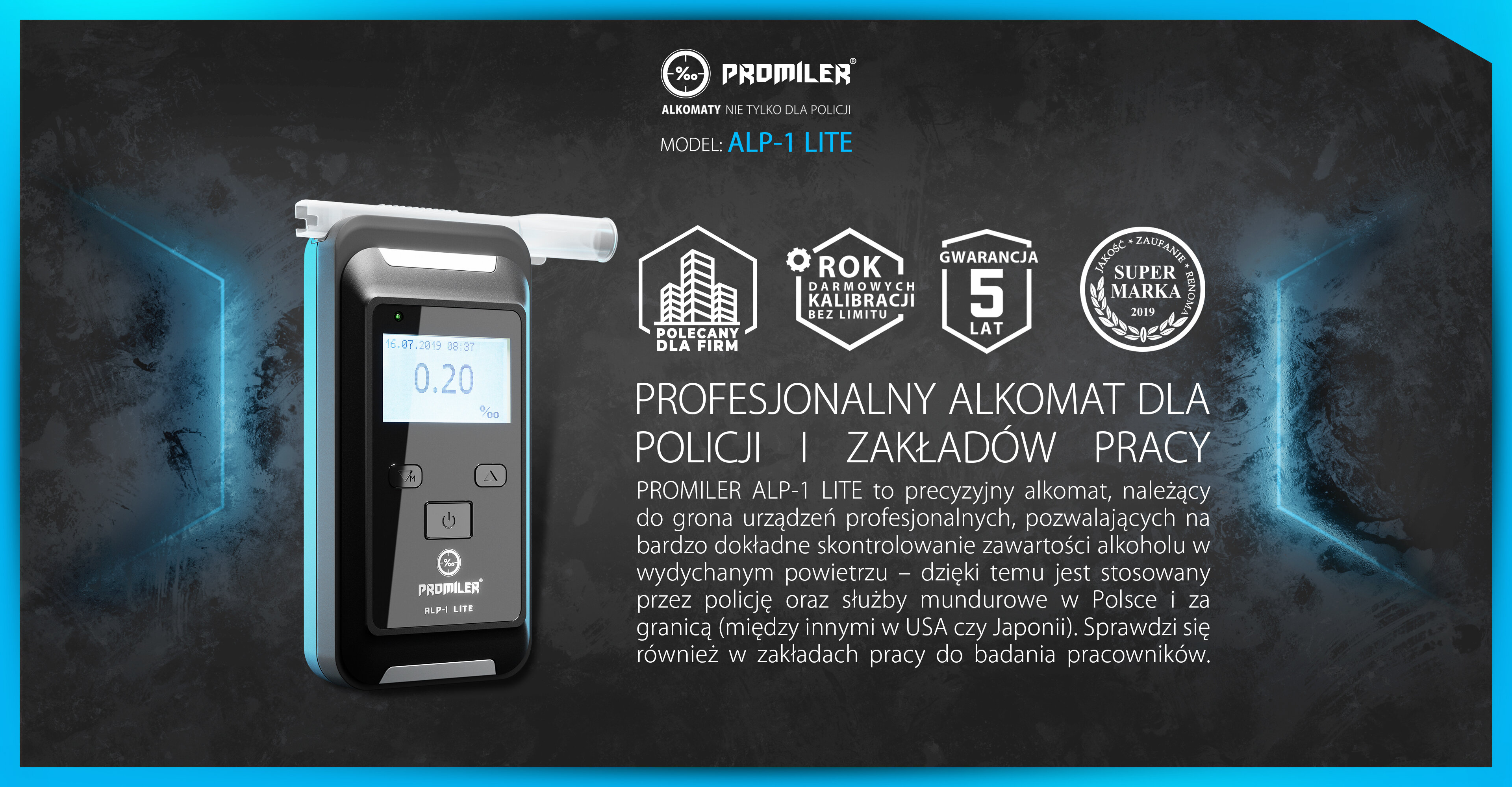 PROMILER AL9000 Lite Alkomat - niskie ceny i opinie w Media Expert