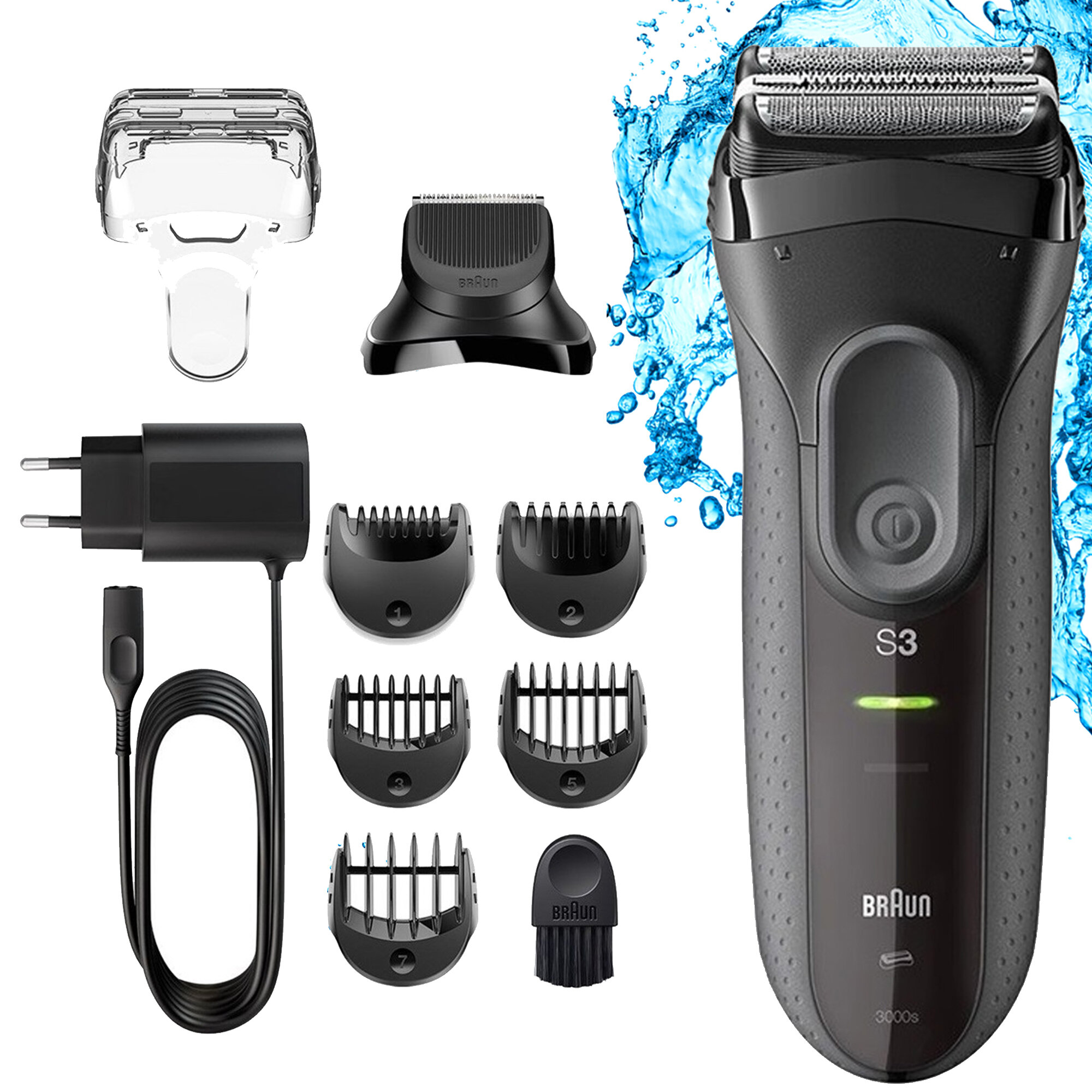 BRAUN Seria 3 3000 bt Golarka - niskie ceny i opinie w Media Expert