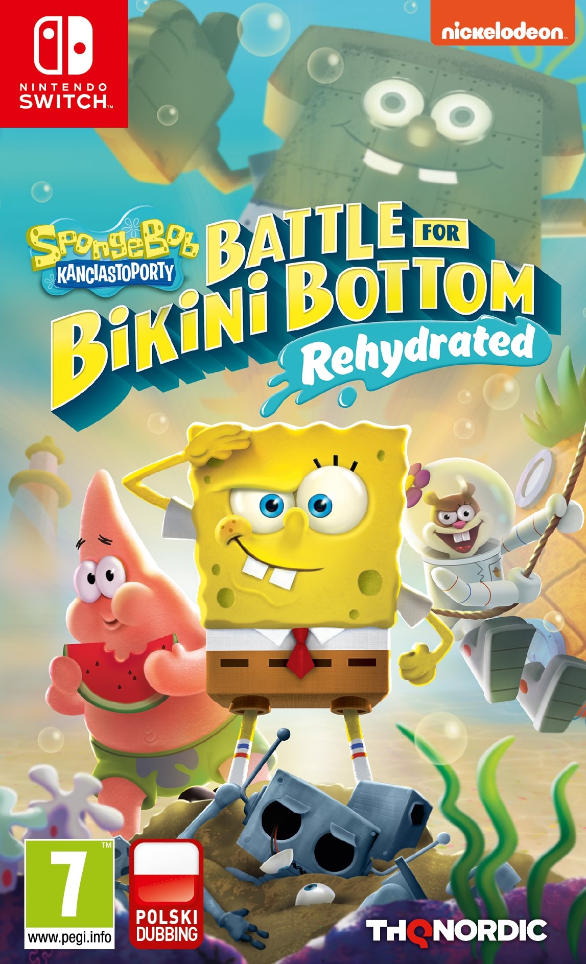 Spongebob Squarepants Battle For Bikini Bottom Rehydrated Gra Nintendo Switch Niskie Ceny I Opinie W Media Expert