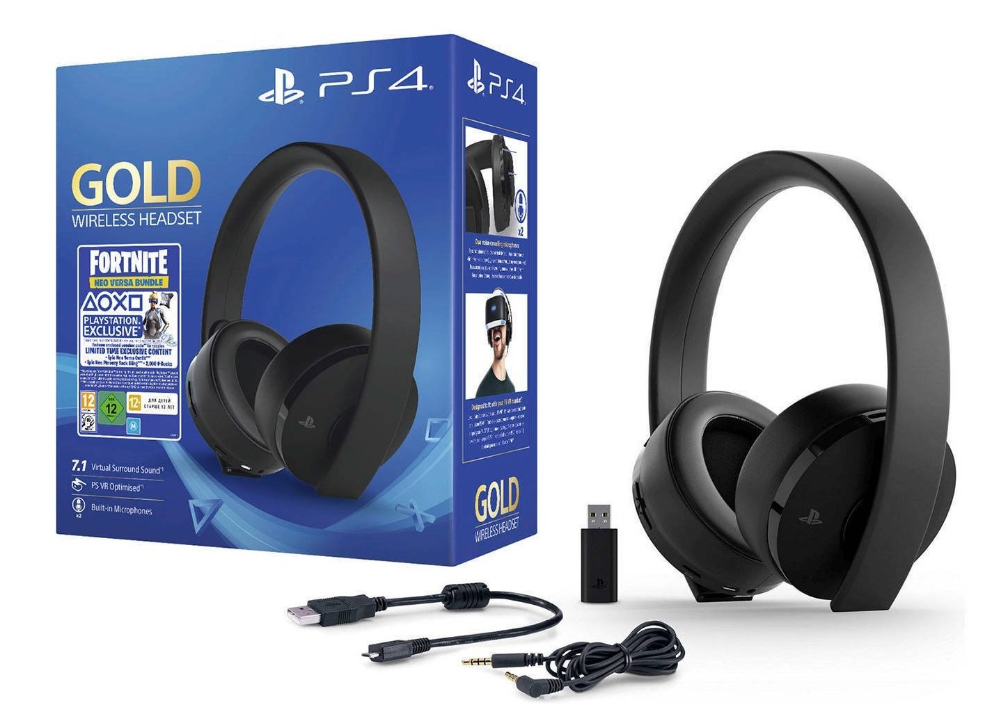 Gold wireless headset ps4 fortnite discount