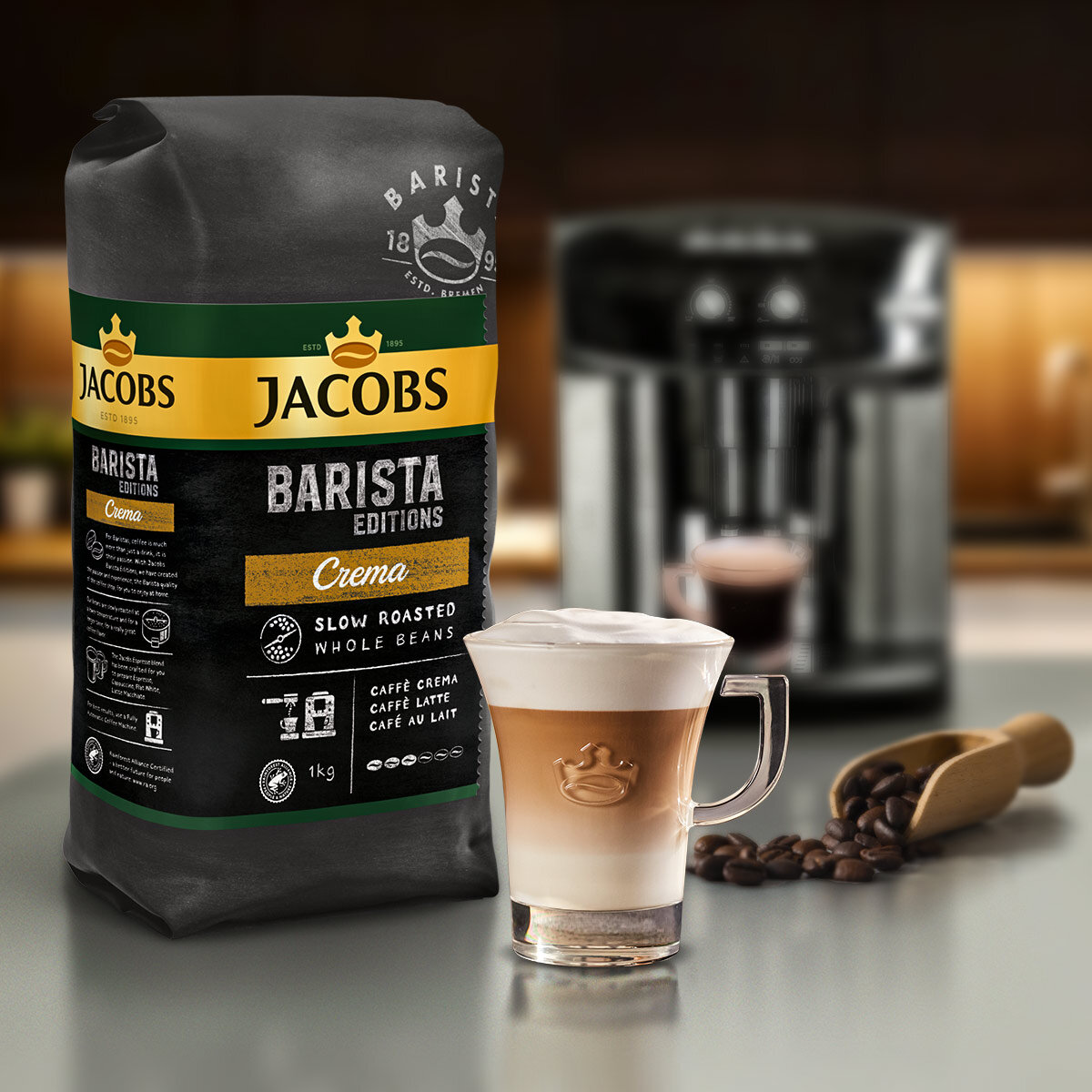 JACOBS Barista Editions Crema 1 kg Kawa 
