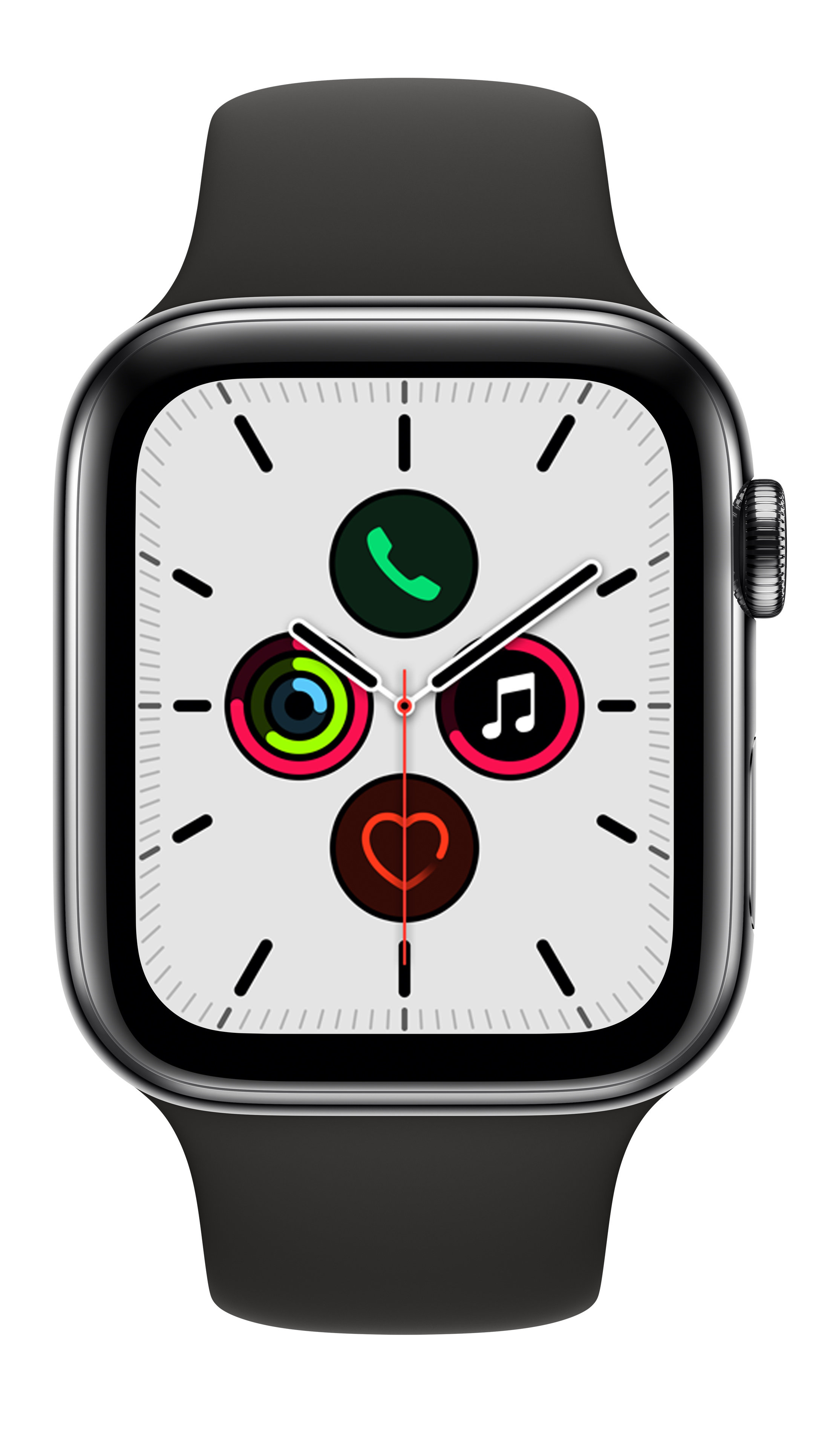 APPLE Watch 5 GPS Cellular 44mm koperta ze stali nierdzewnej