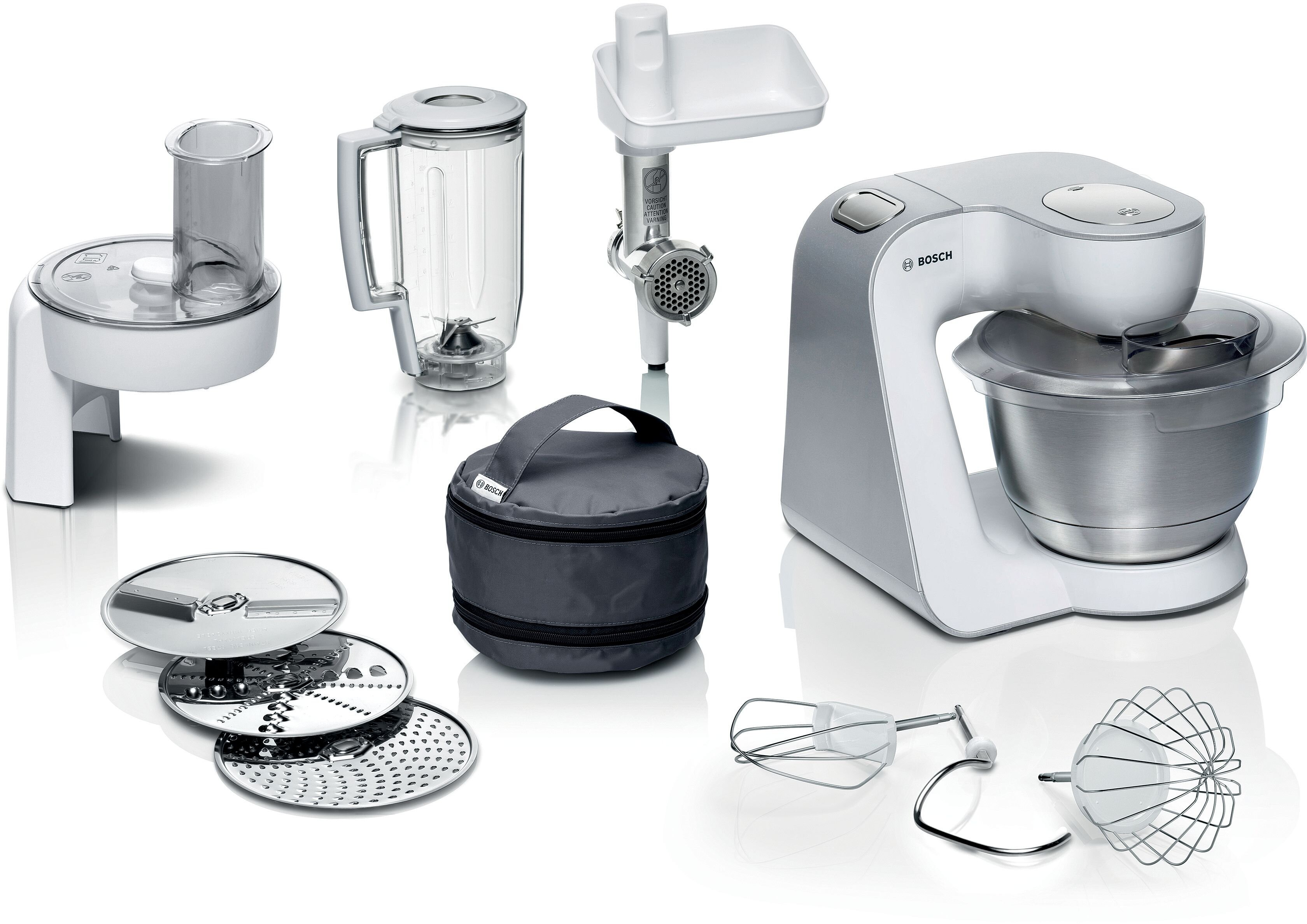 BOSCH MUM58231 1000W z blenderem kielichowym, maszynką do mięsa i ...