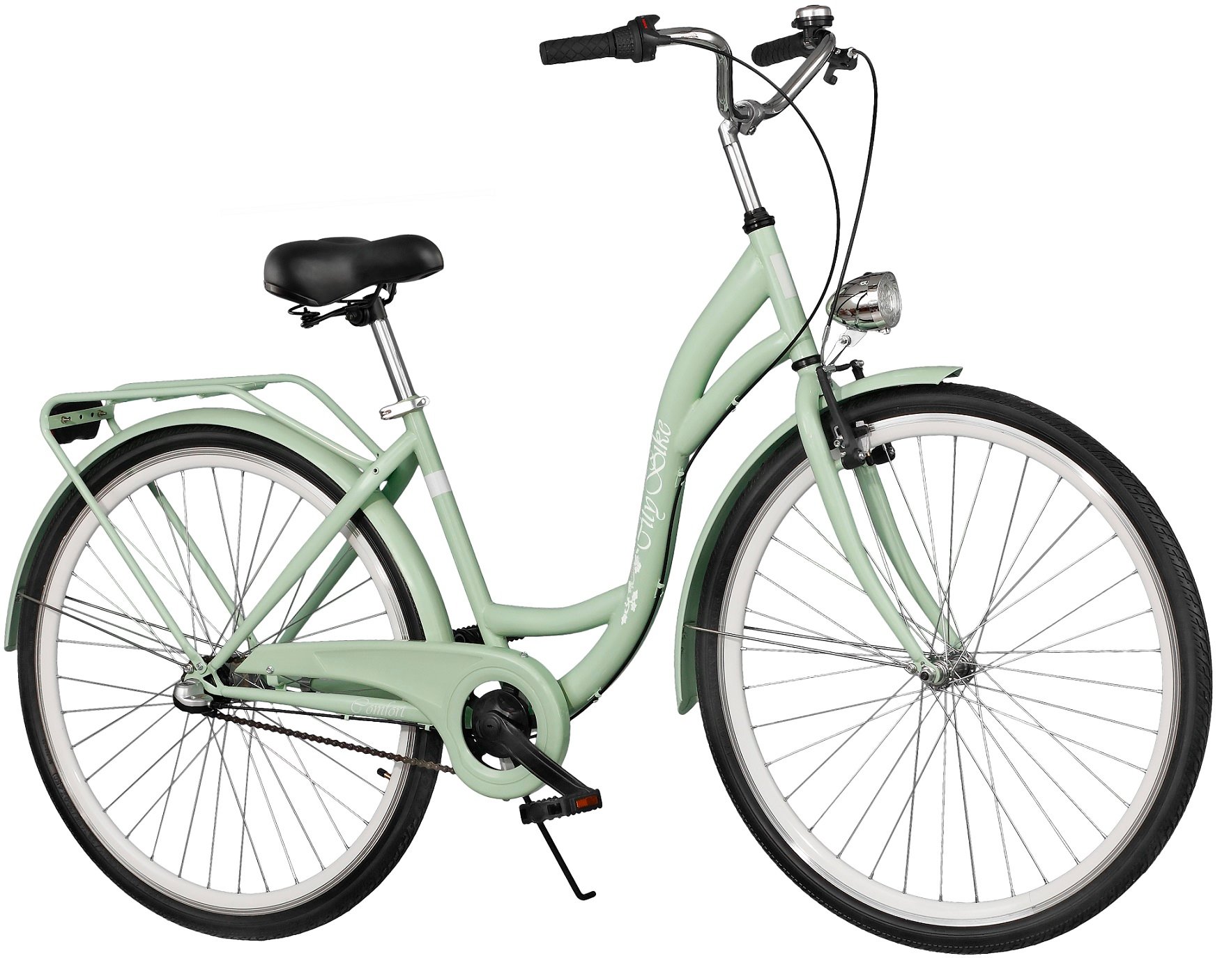 INDIANA Moena S3B 26 cali damski Miętowy Rower miejski niskie ceny i opinie w Media Expert