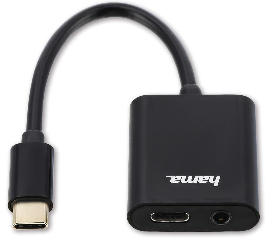 HAMA 135748 Adapter USB Typ C USB Typ C/Jack 3.5mm niskie ceny i