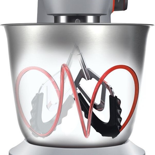 Bosch MUM9D33S11 Optimum Stainless Steel Mixing Bowl, Kitchen Machine 3D  Mixing System, 7