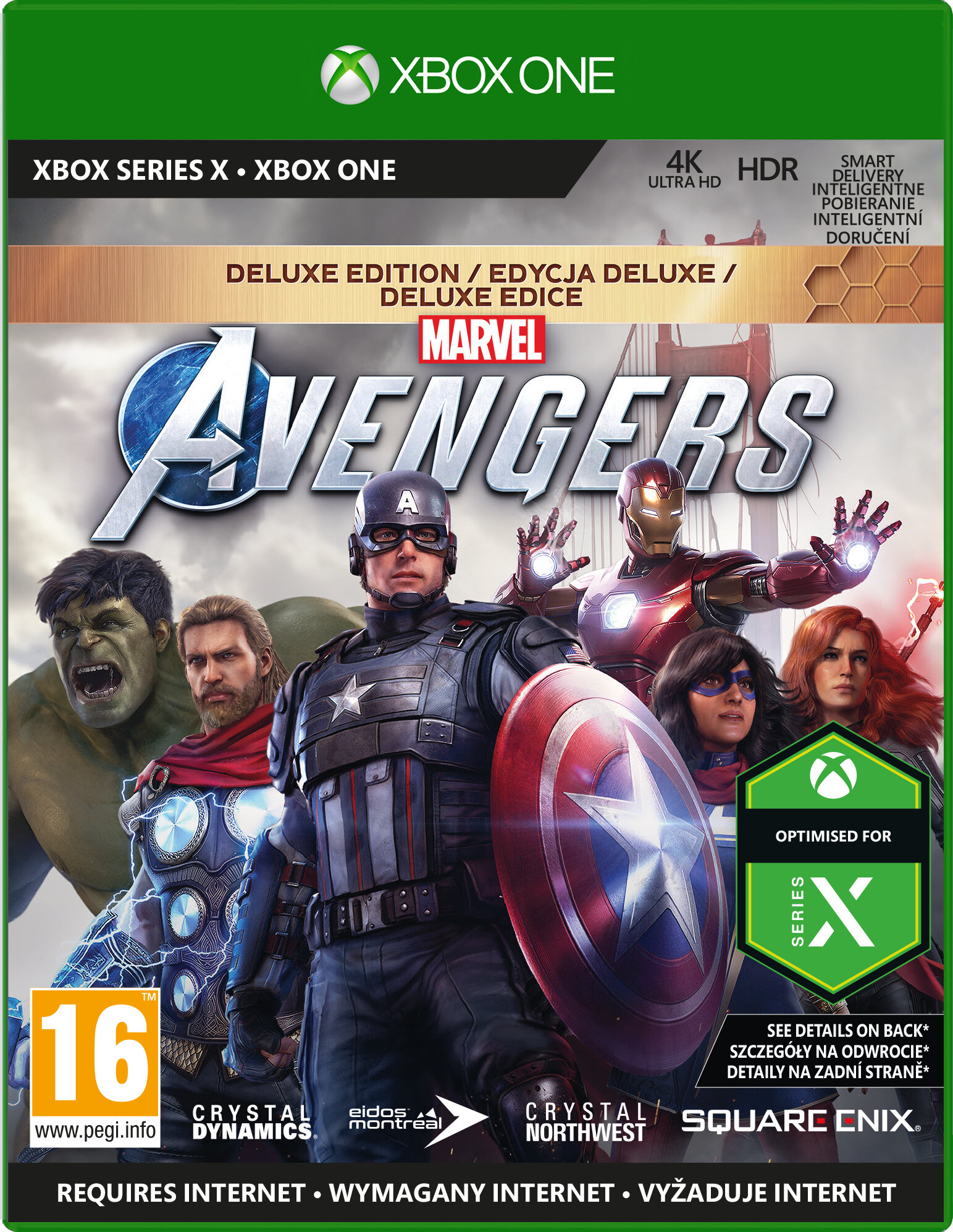 Marvel's Avengers - Edycja Deluxe Gra XBOX ONE (Kompatybilna z Xbox ...