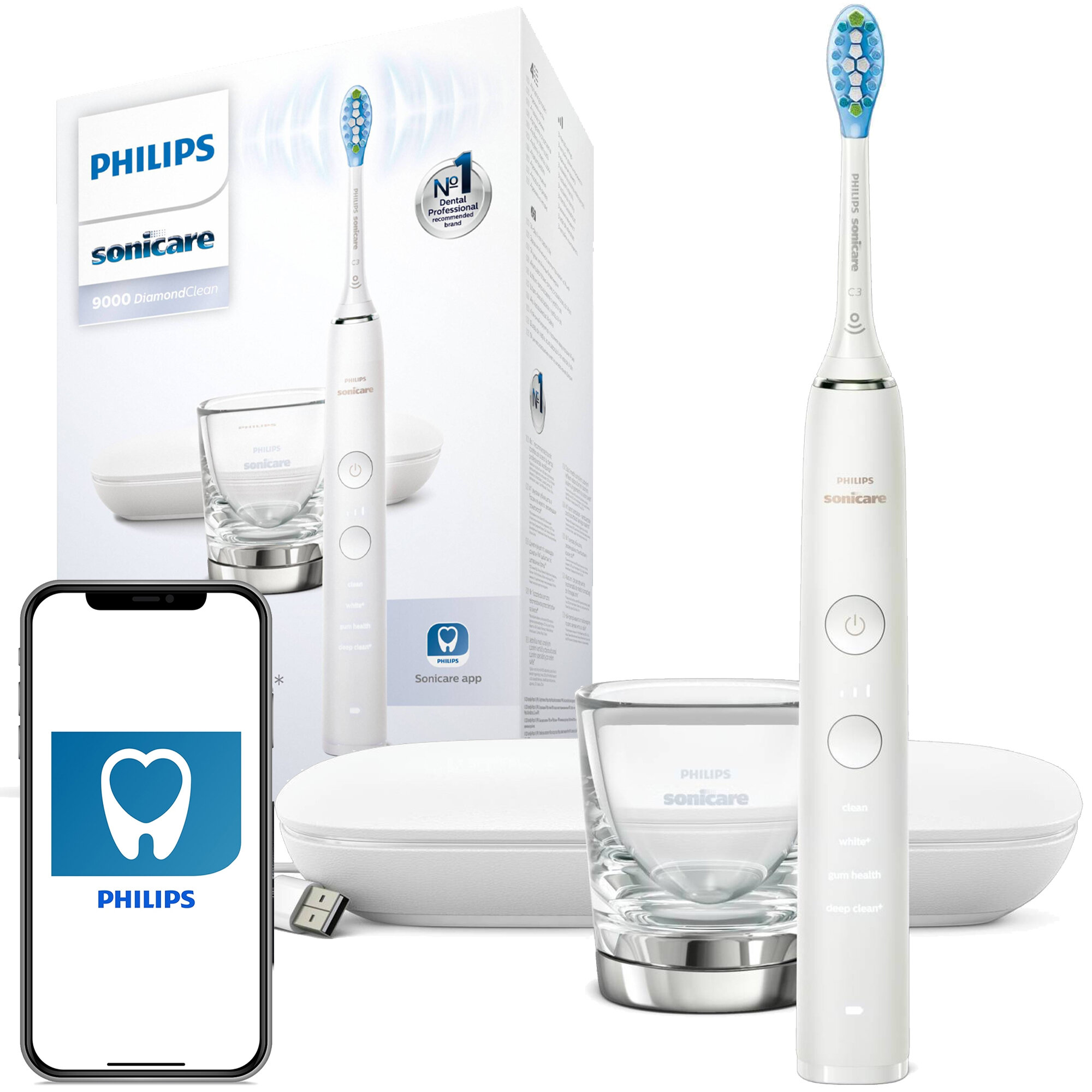 PHILIPS Sonicare DiamondClean 9000 HX9911/27 Szczoteczka soniczna ...