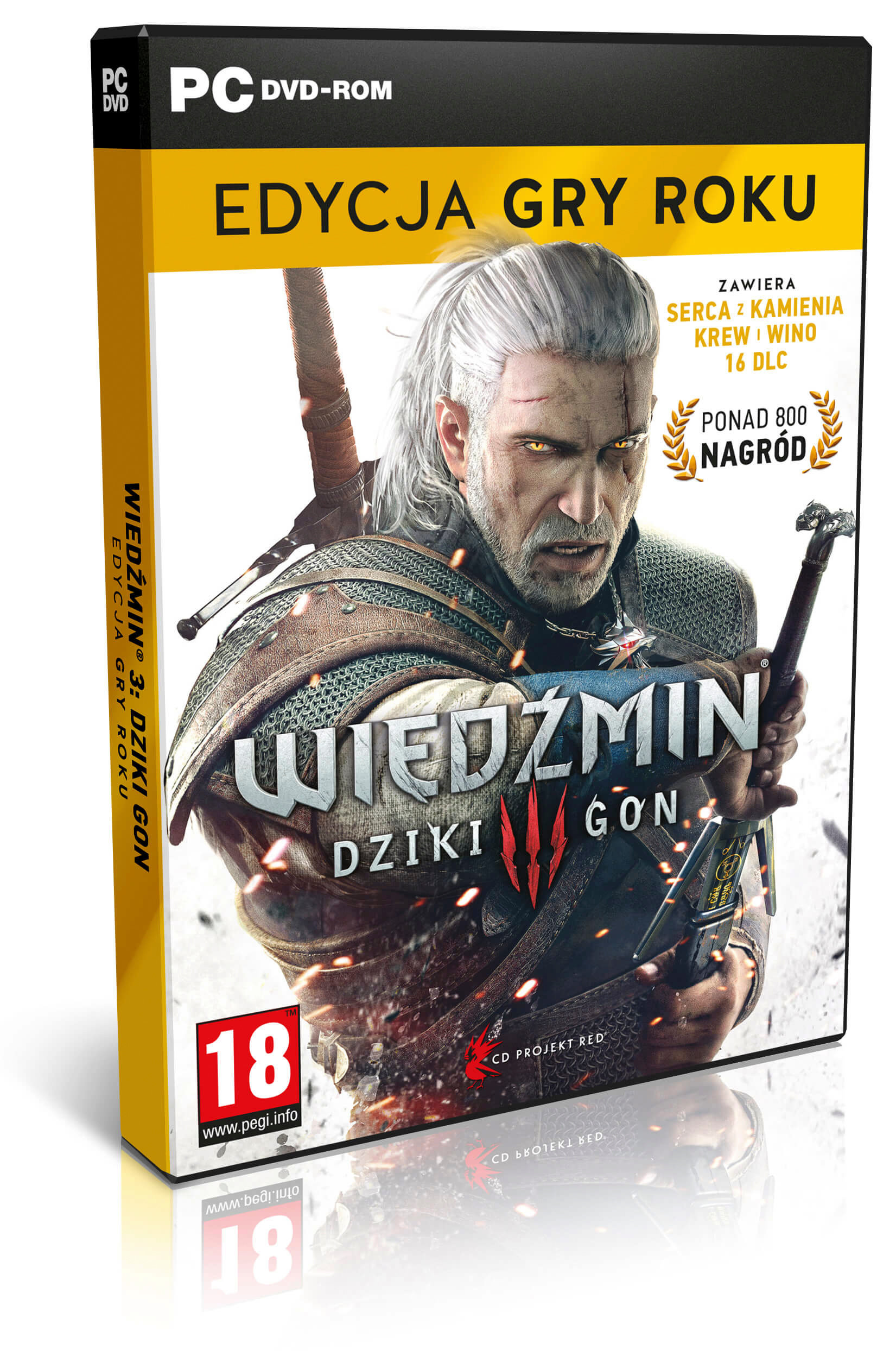 Okładka gry Wiedźmin 3: Dziki Gon