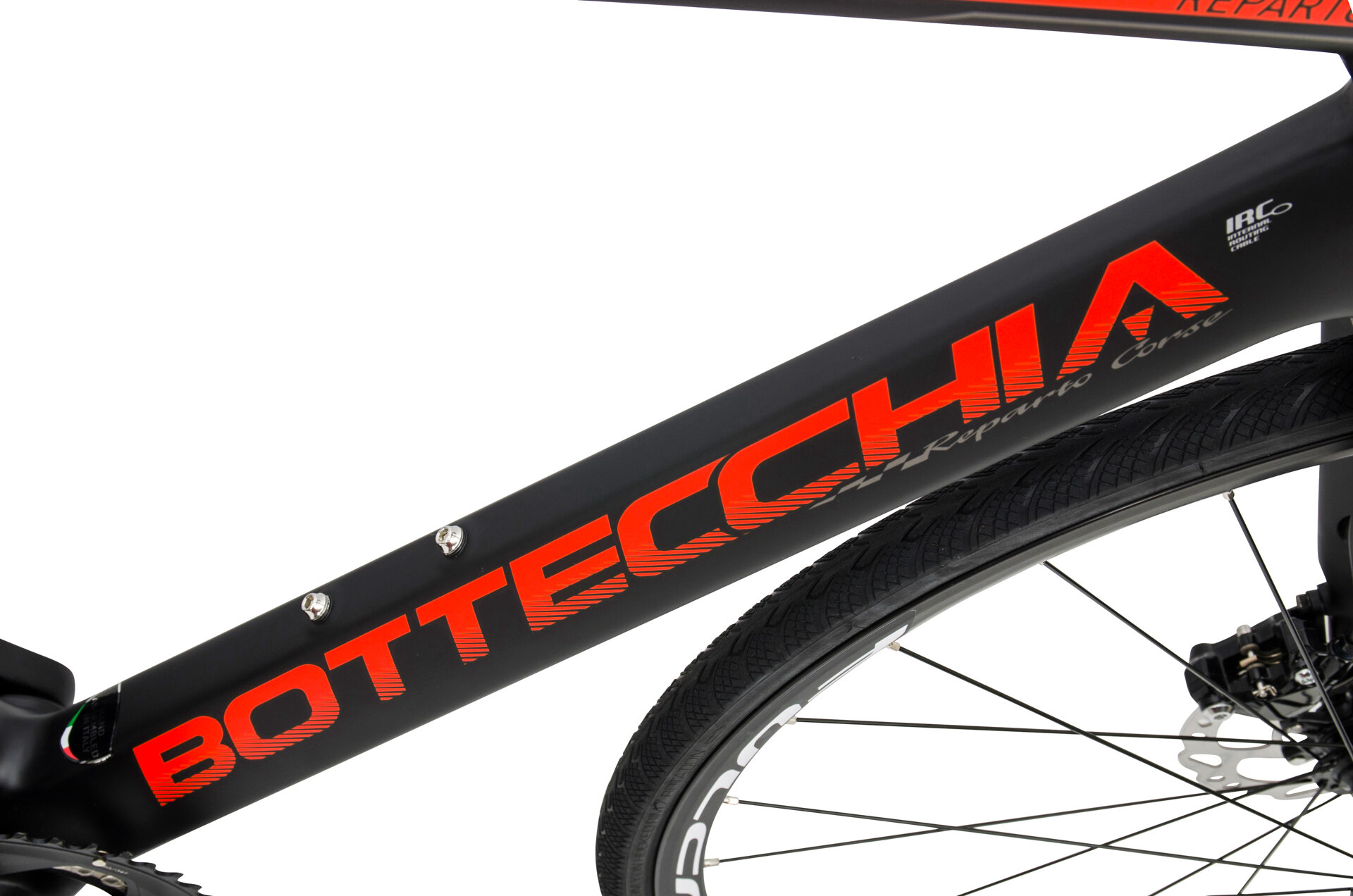 BOTTECCHIA Racing Domina M20 28 cali męski Czarno-czerwony Rower szosowy -  niskie ceny i opinie w Media Expert