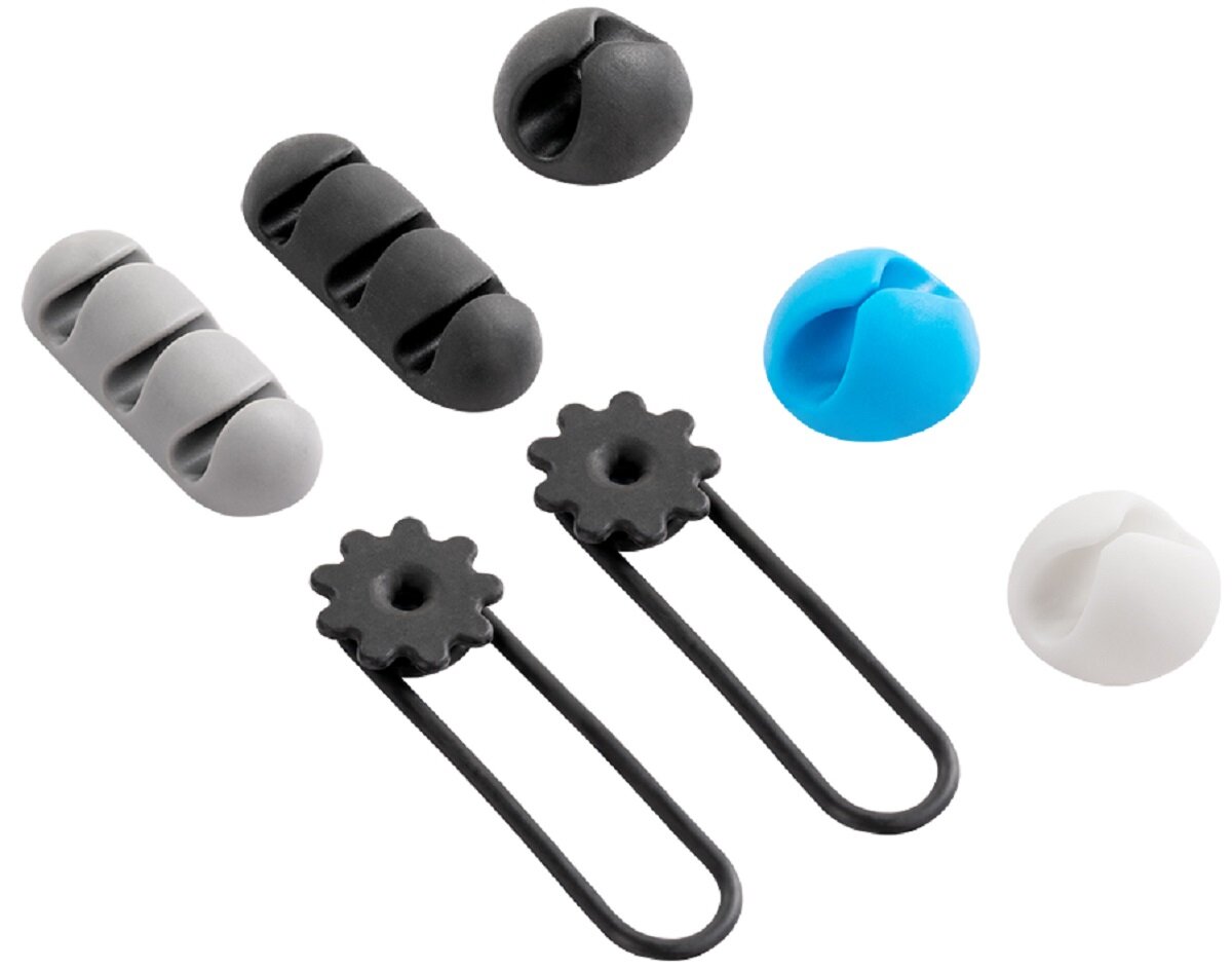 XLINE ACC203 zestaw 7 elementów Organizer kabli niskie ceny i opinie