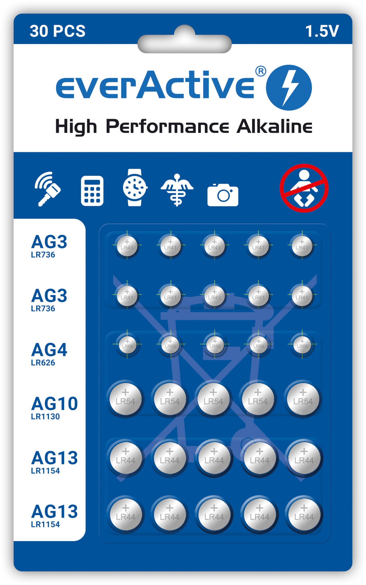 Bateria alkaliczna AG13 LR44 L1154F napięcie 1.5V - Sklep, Opinie, Cena w