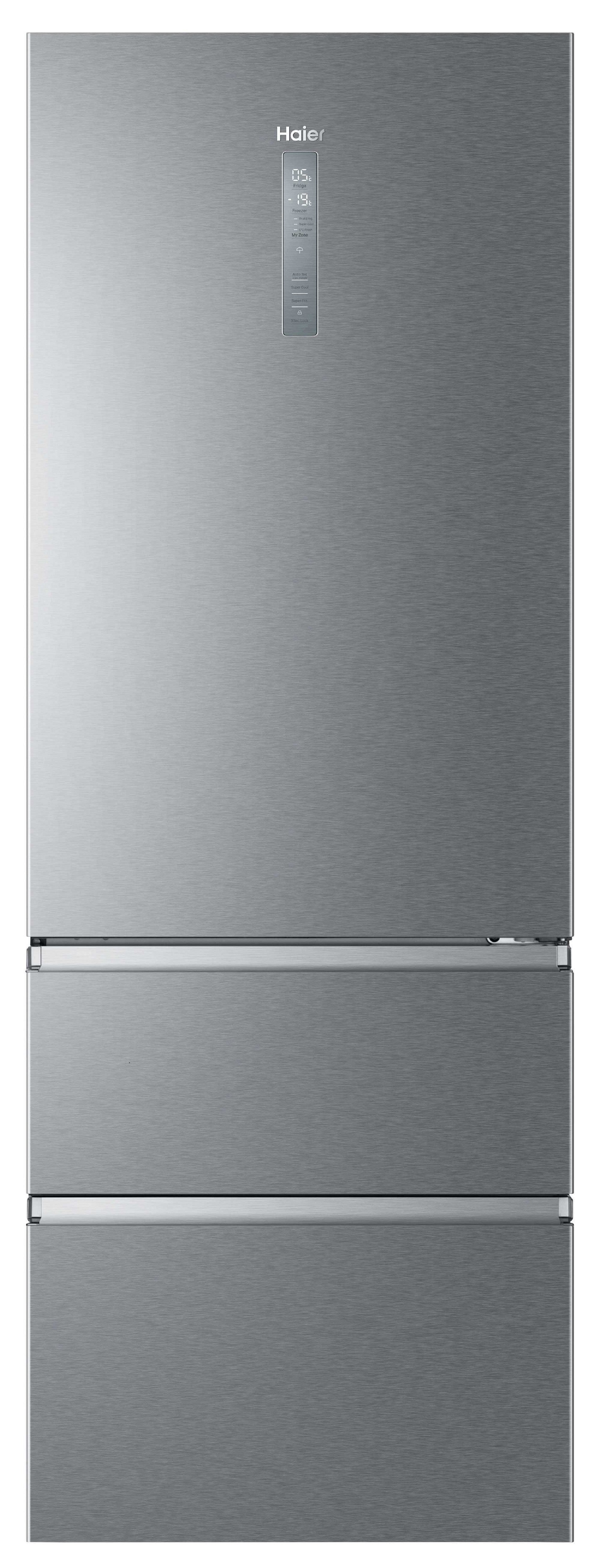 HAIER A3FE744CPJ No frost 200.5cm Srebrna Lodówka - niskie ceny i ...