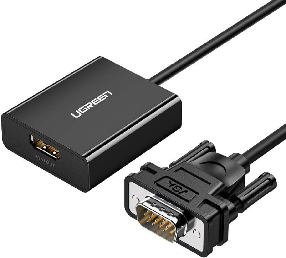 UGREEN 0.3 m Adapter VGA HDMI niskie ceny i opinie w Media Expert