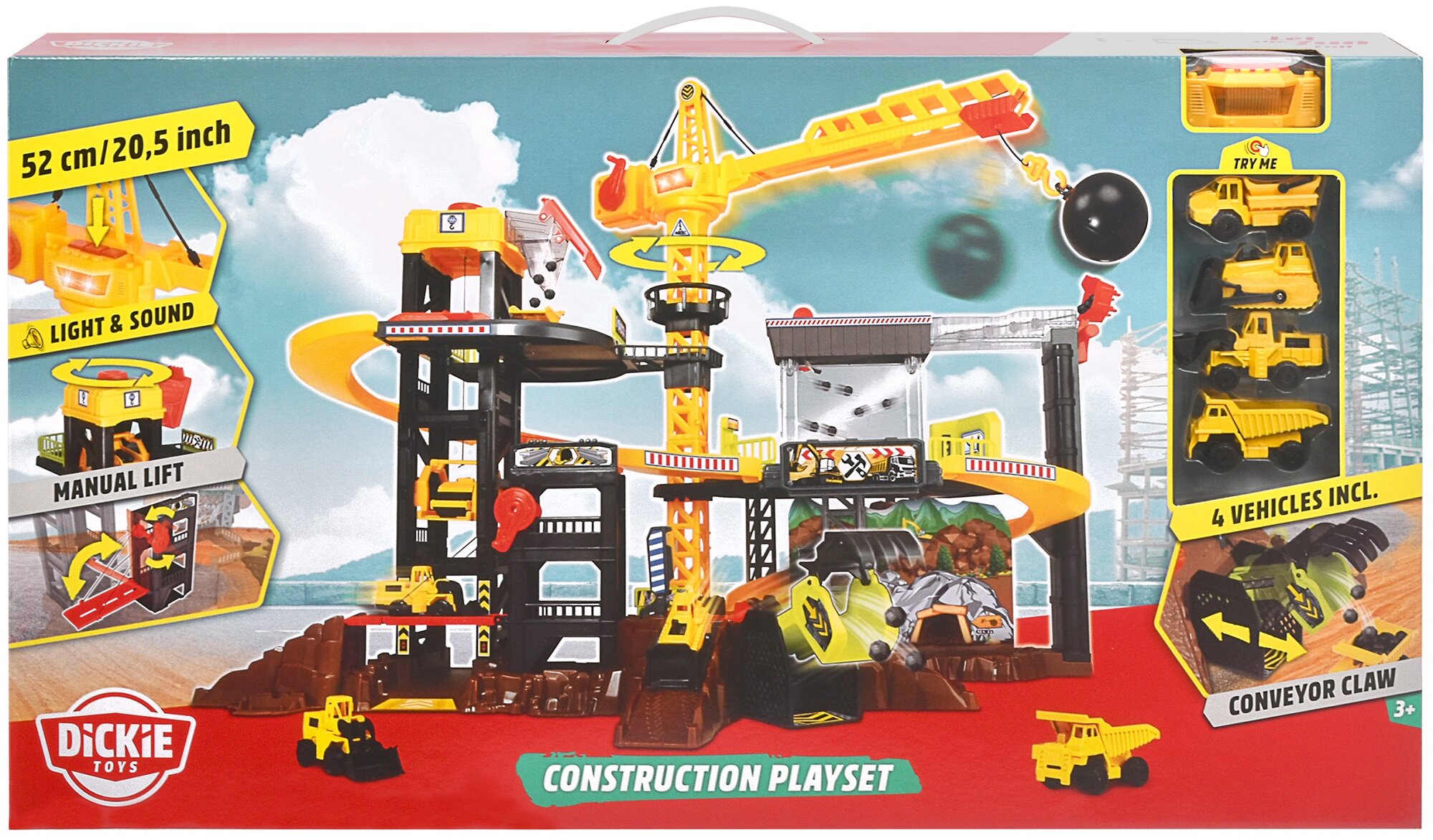 DICKIE TOYS Construction 203729010 Plac budowy niskie ceny i opinie w