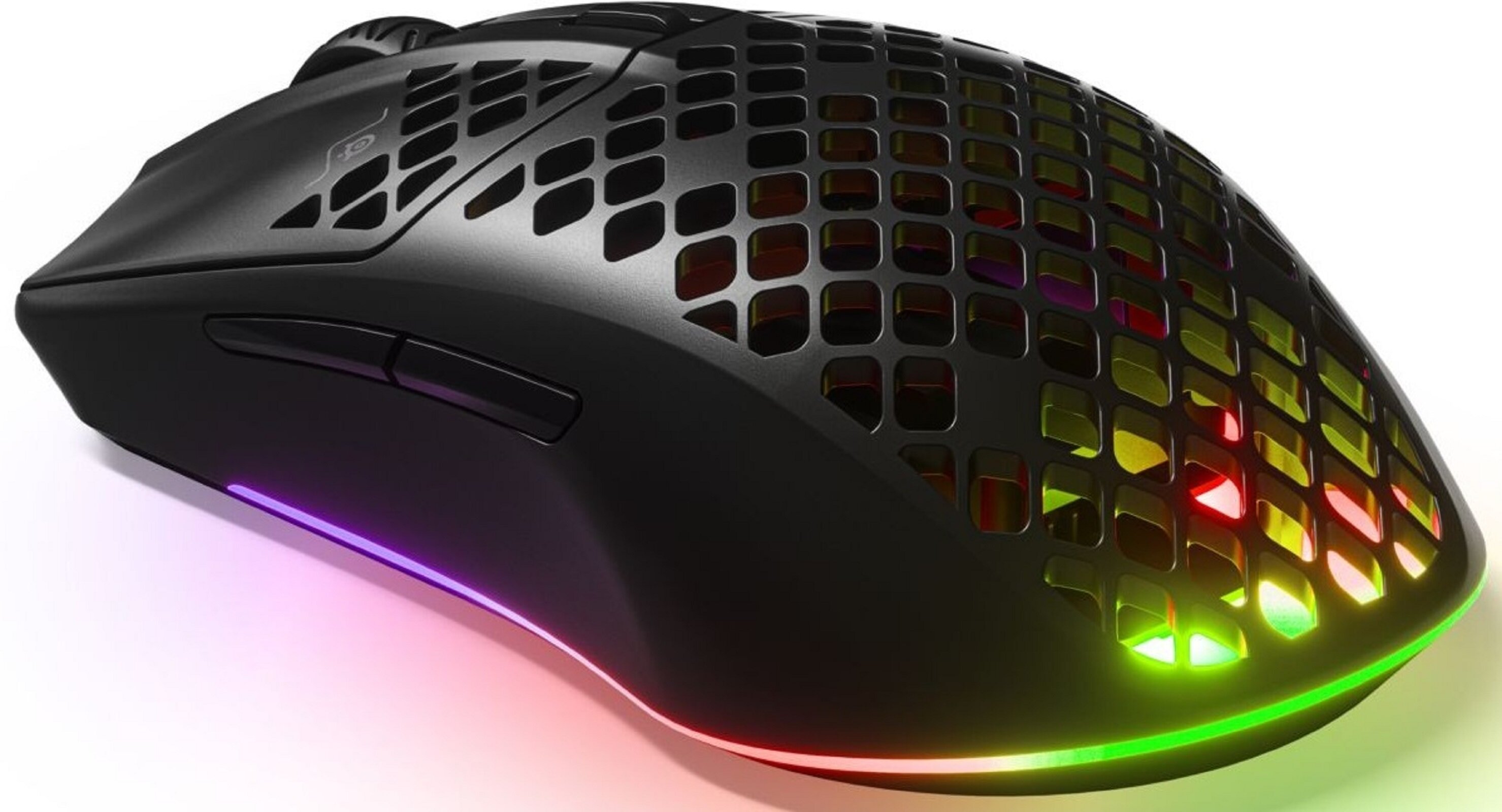 STEELSERIES Aerox 3 Wireless Ghost Souris (Sans fil, Gaming) - Interdiscount