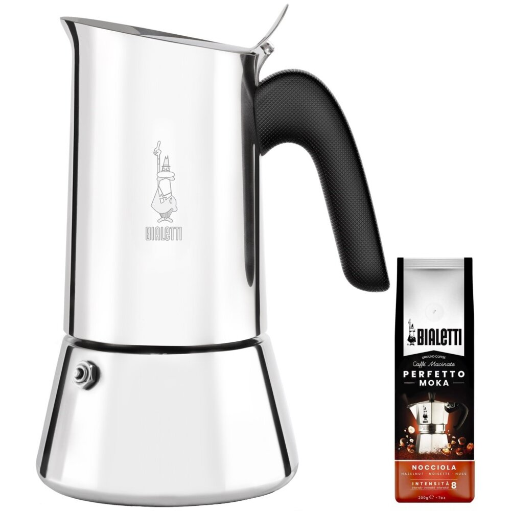 BIALETTI kawiarka Venus 6 TZ Srebrny + 