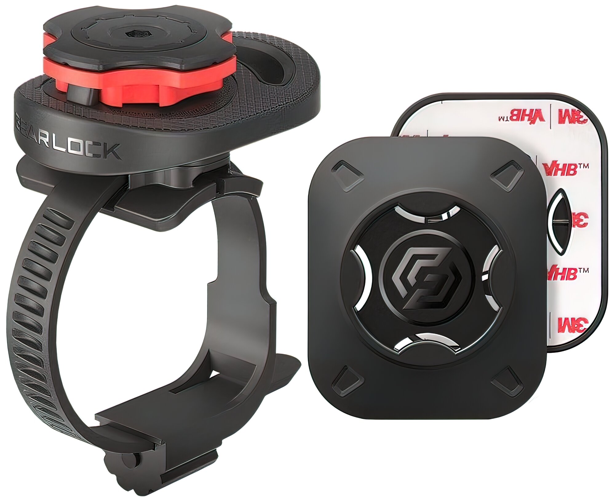 SPIGEN Gearlock MS100 Czarnoczerwony Uchwyt na telefon do roweru