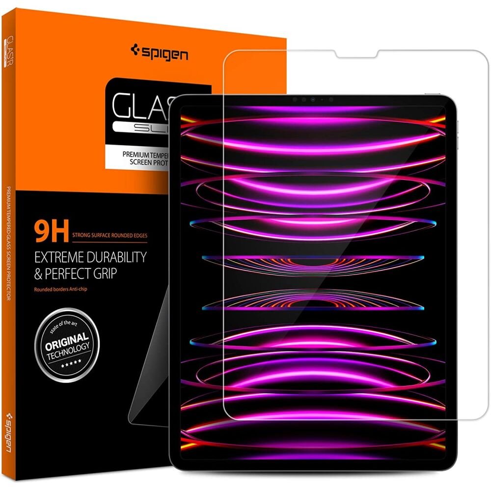 Spigen Glas.tR Slim Screenprotector Voor MacBook Neo 13 Inch – Volledige Dekking, 9H Gehard Glas, Helder En Vingerafdrukvrij