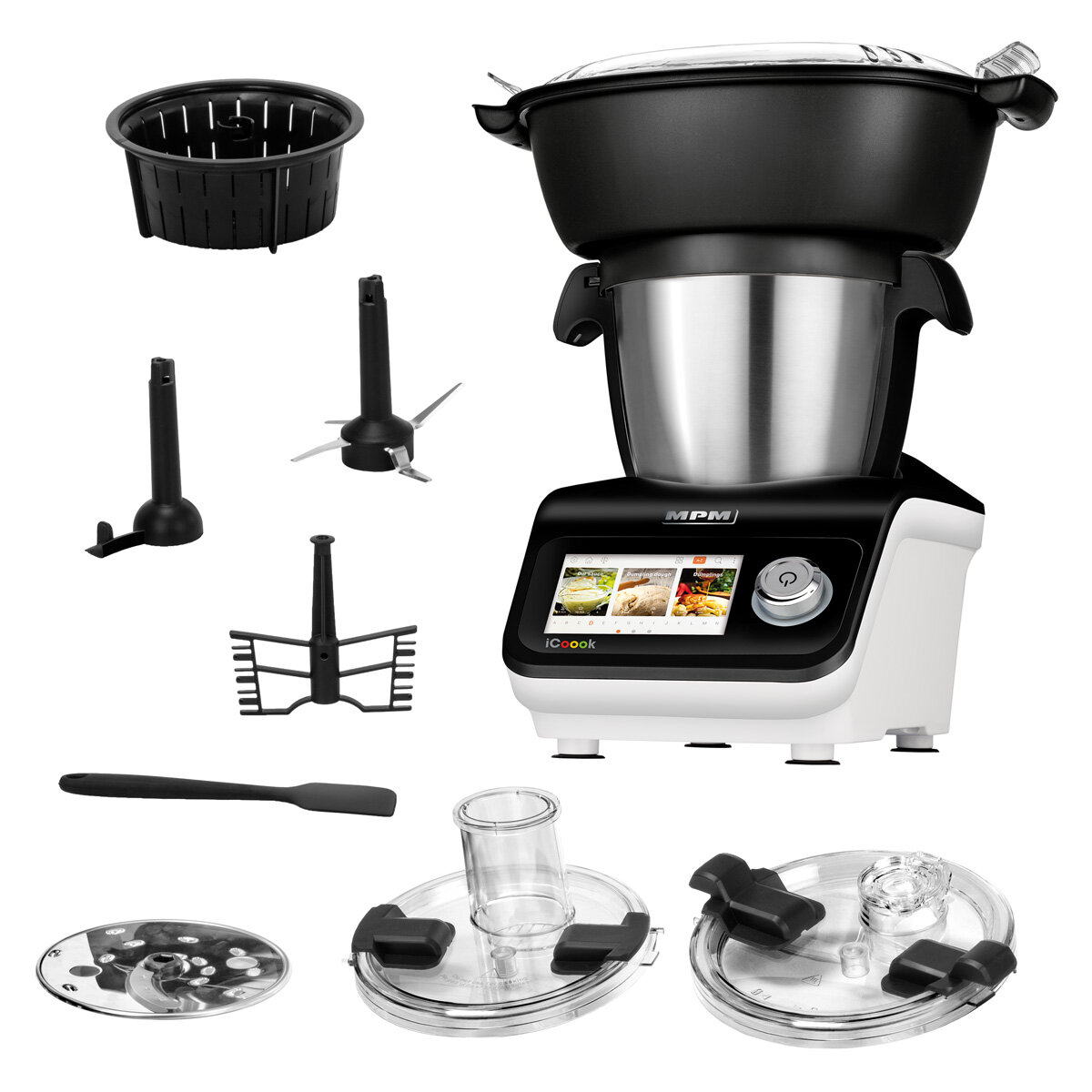 MPM ICoook MRK-18 1300W z wbudowaną wagą i funkcją gotowania Robot ...