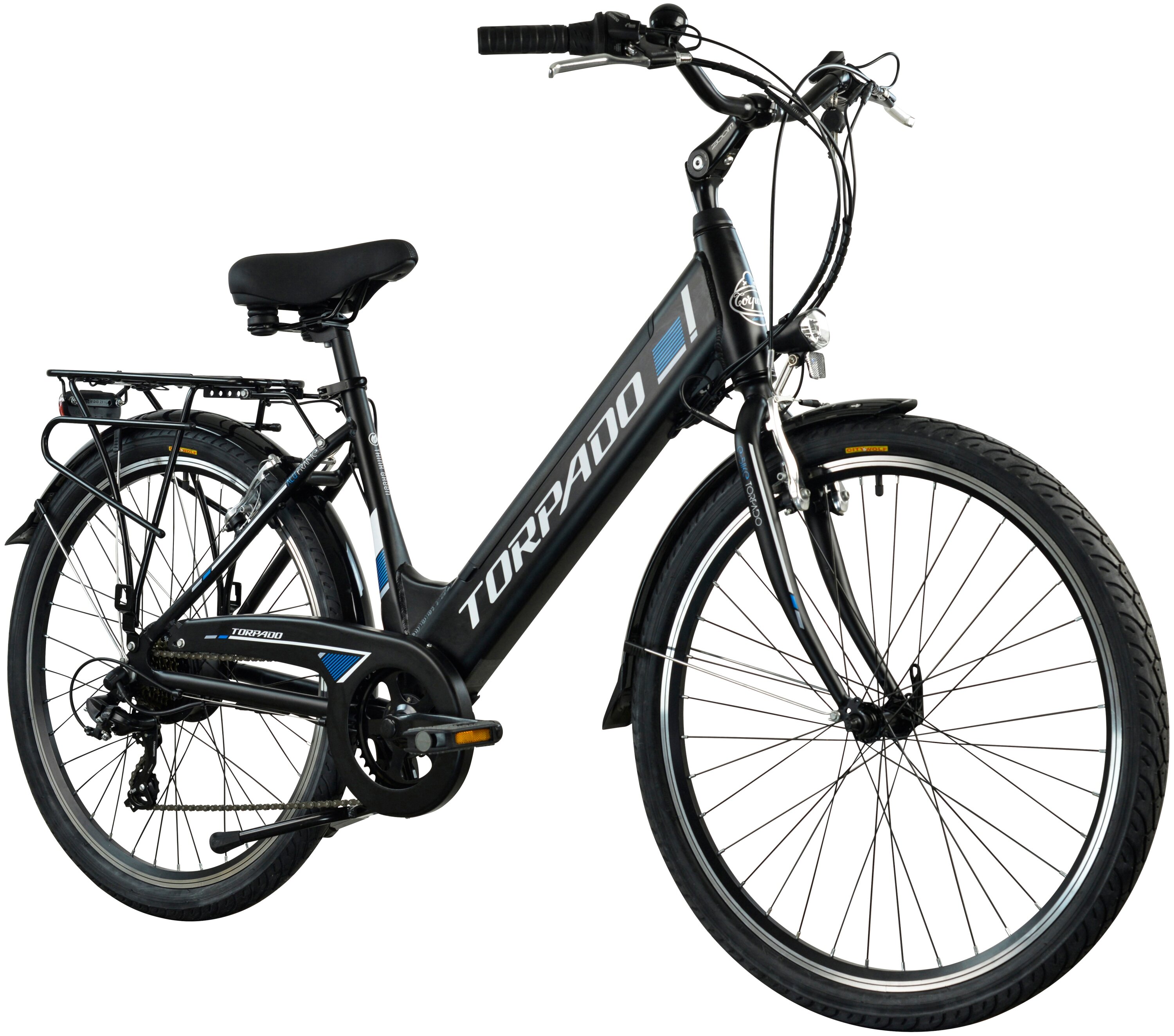 TORPADO Venus D17 26 cali Czarny Rower elektryczny niskie ceny i