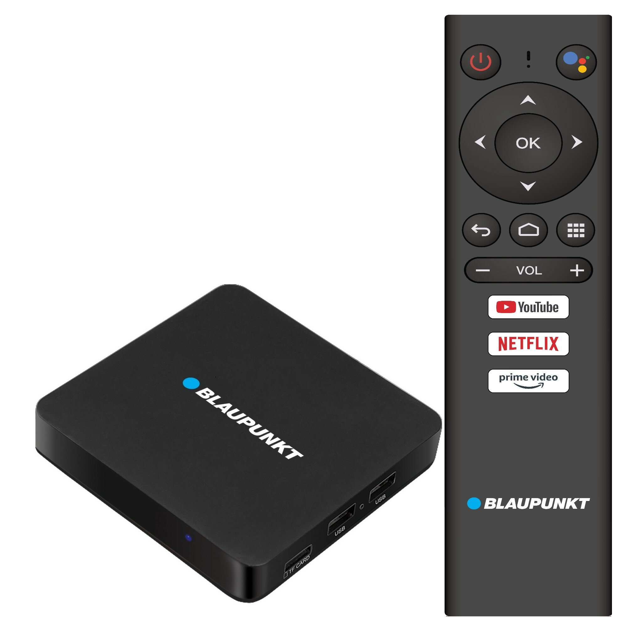 Odtwarzacz multimedialny 4K BLAUPUNKT Android TV Box B-Stream
