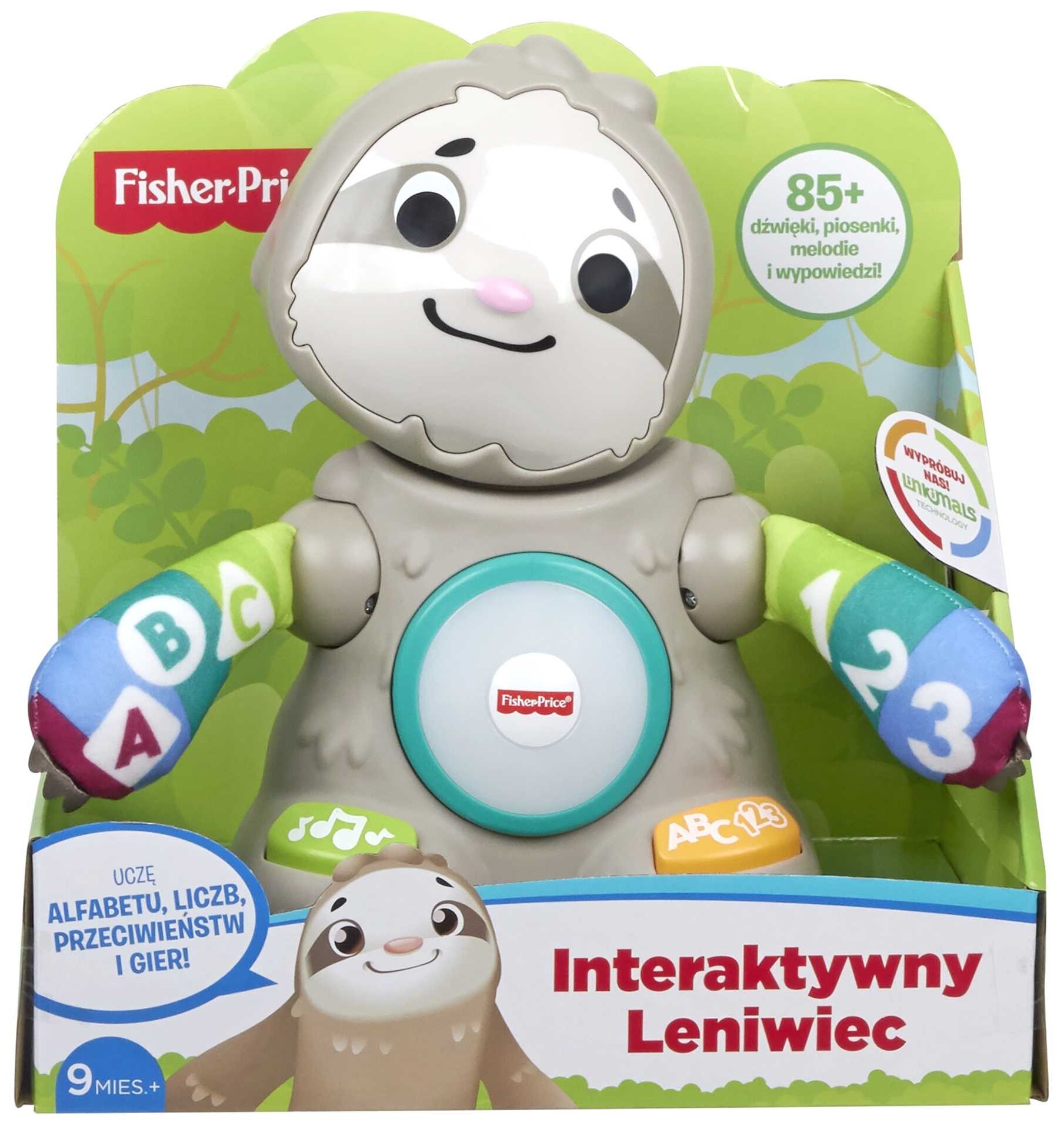 FISHER PRICE Interaktywny Leniwiec Linkimals GHY92 Zabawka - niskie ...