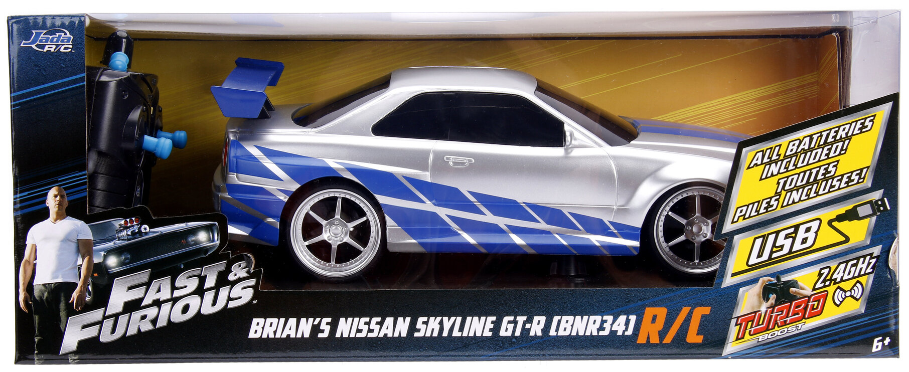 Jada Toys - Fast & Furious - RC Nissan Skyline GTR