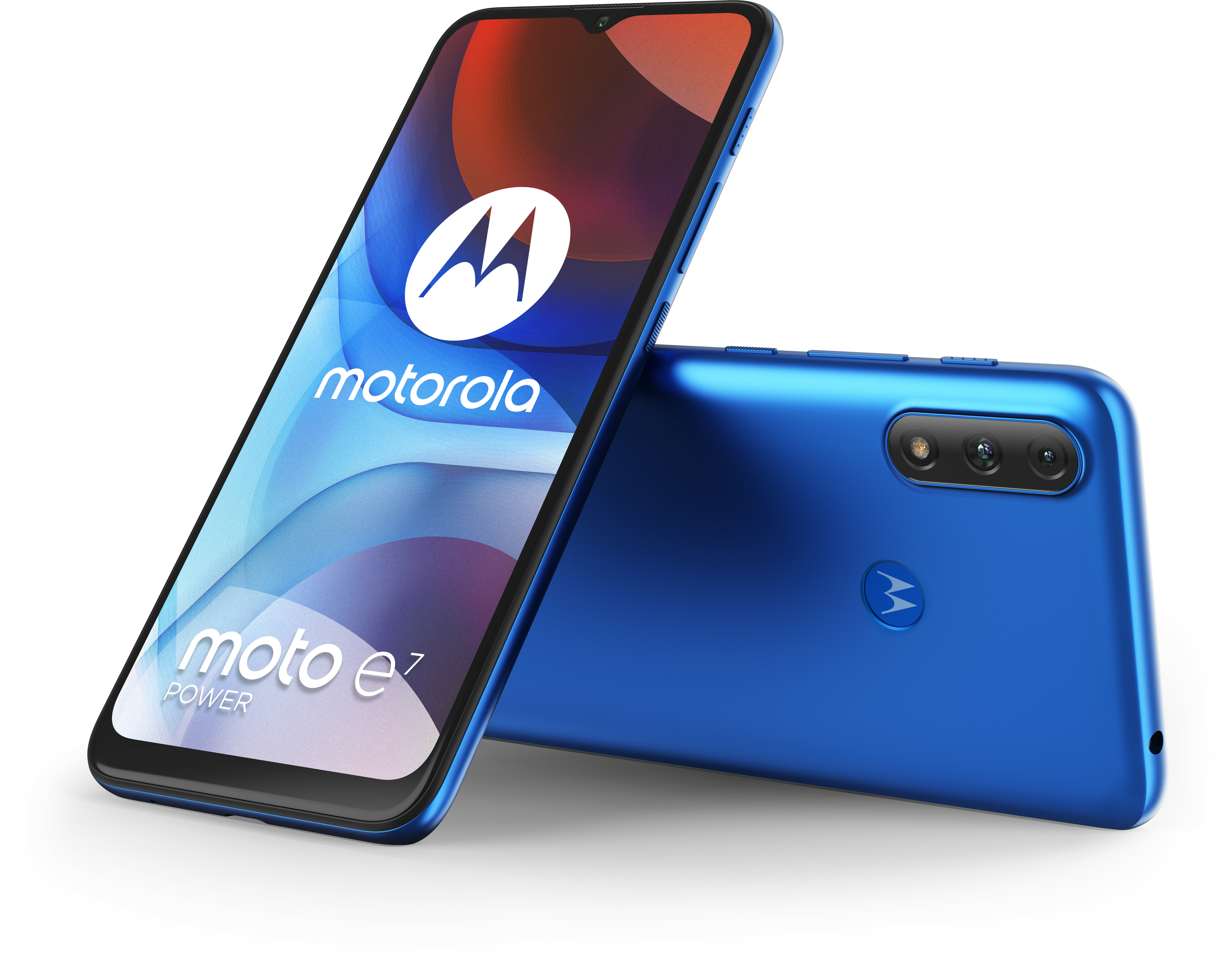 Motorola синяя.