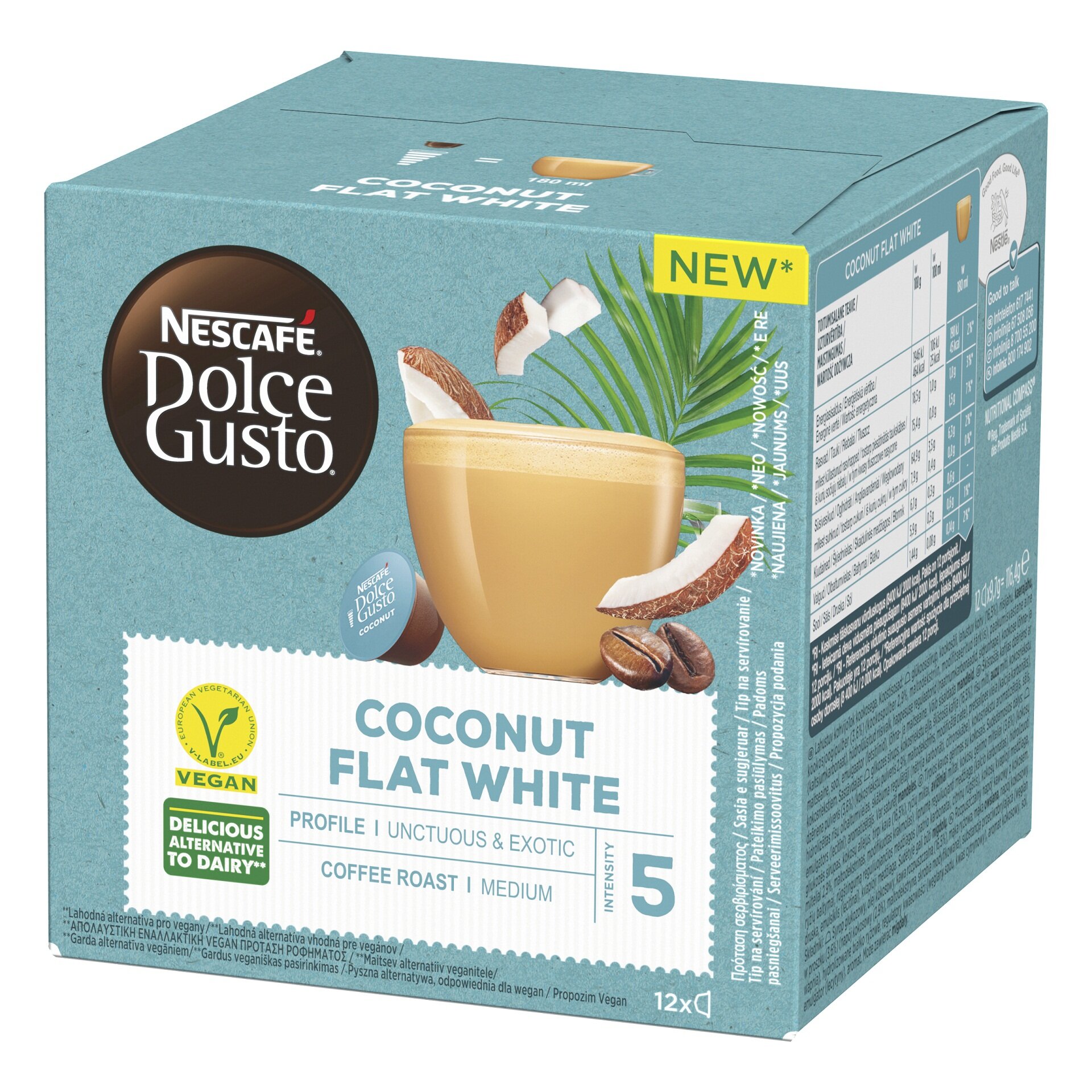 Kapsułki NESCAFE Gusto Coconut Flat White - niskie ceny i opinie w Expert