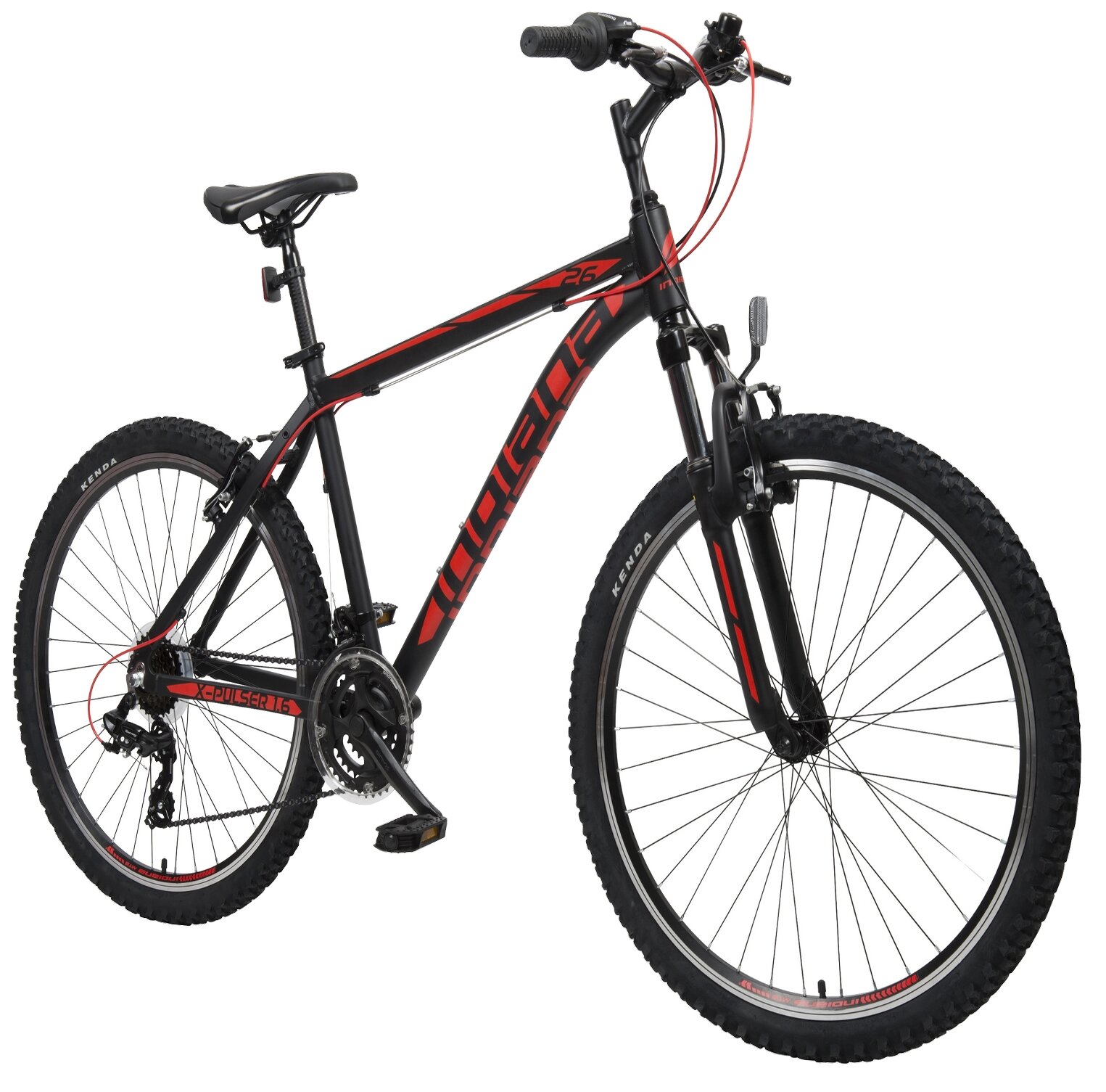 INDIANA X-Pulser 1.6 M15 26 cali męski Czarno-czerwony Rower górski MTB ...