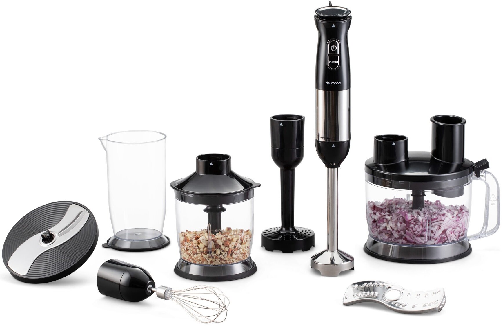 DELIMANO Multipractic Deluxe Noir Blender niskie ceny i opinie w