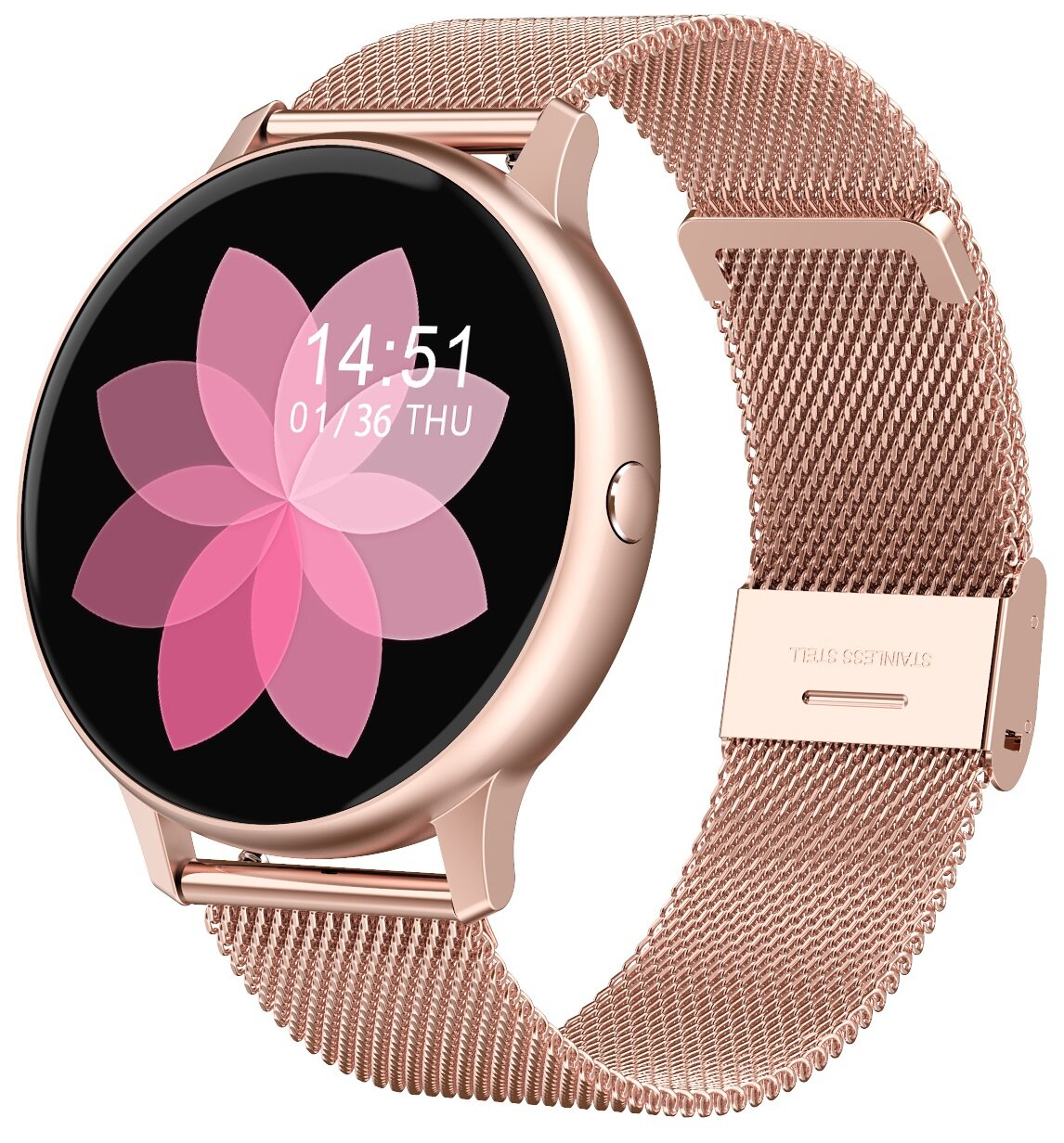 GARETT Women Nova Złoty Smartwatch niskie ceny i opinie w Media Expert