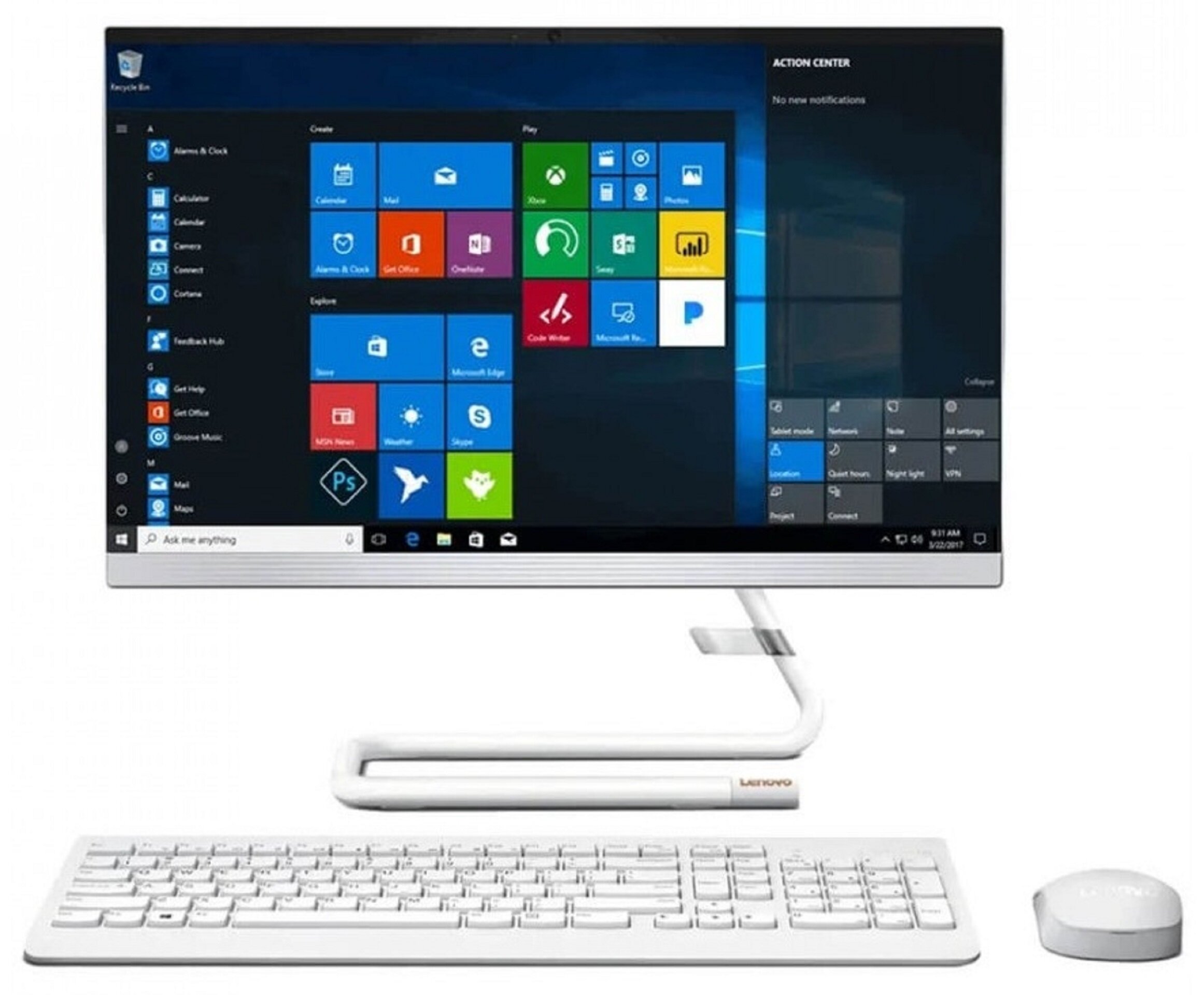 PC tout en un Lenovo Ideacentre AIO 3 24ARE05 Tout-en-un - F0EW006YFR