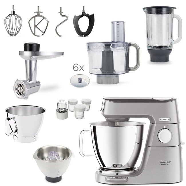 Robot Da Cucina Kenwood Titanium Chef Baker XL - Modello KVL85.124SI - Foto 7