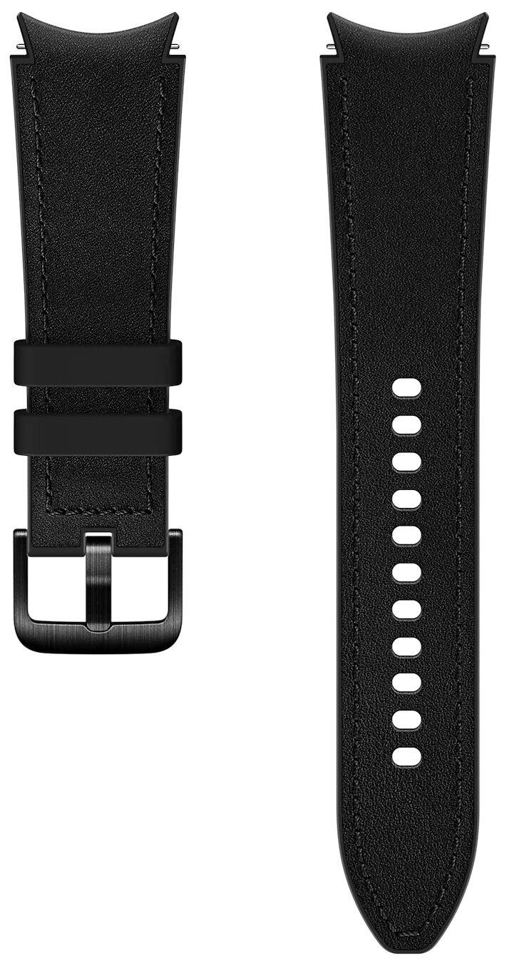 Samsung Galaxy Watch 4 Hybrid Leather Band M/L Czarny Pasek do niskie