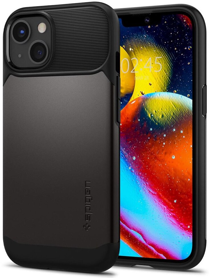 SPIGEN Slim Armor Mag MagSafe do Apple iPhone 13 Brązowy Etui niskie